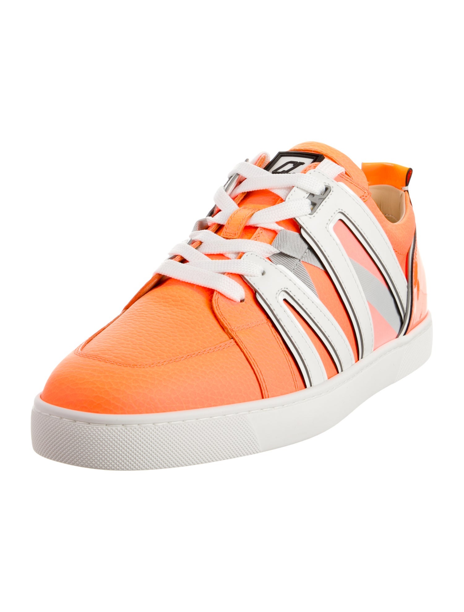 Christian Louboutin Leather Printed Sneakers