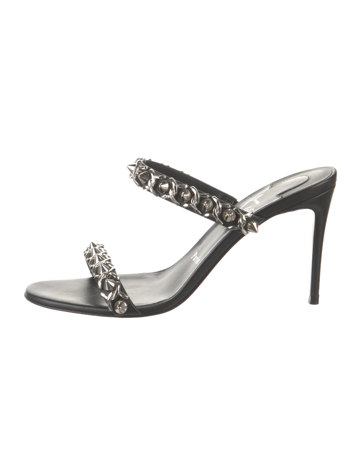 Christian Louboutin Leather Slides