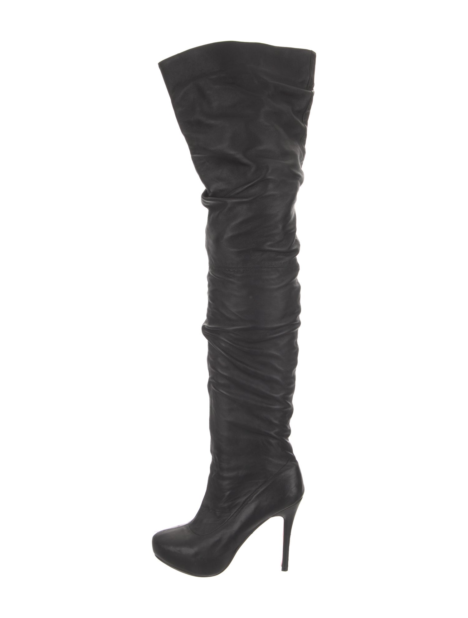 Christian Louboutin Leather Slouch Boots