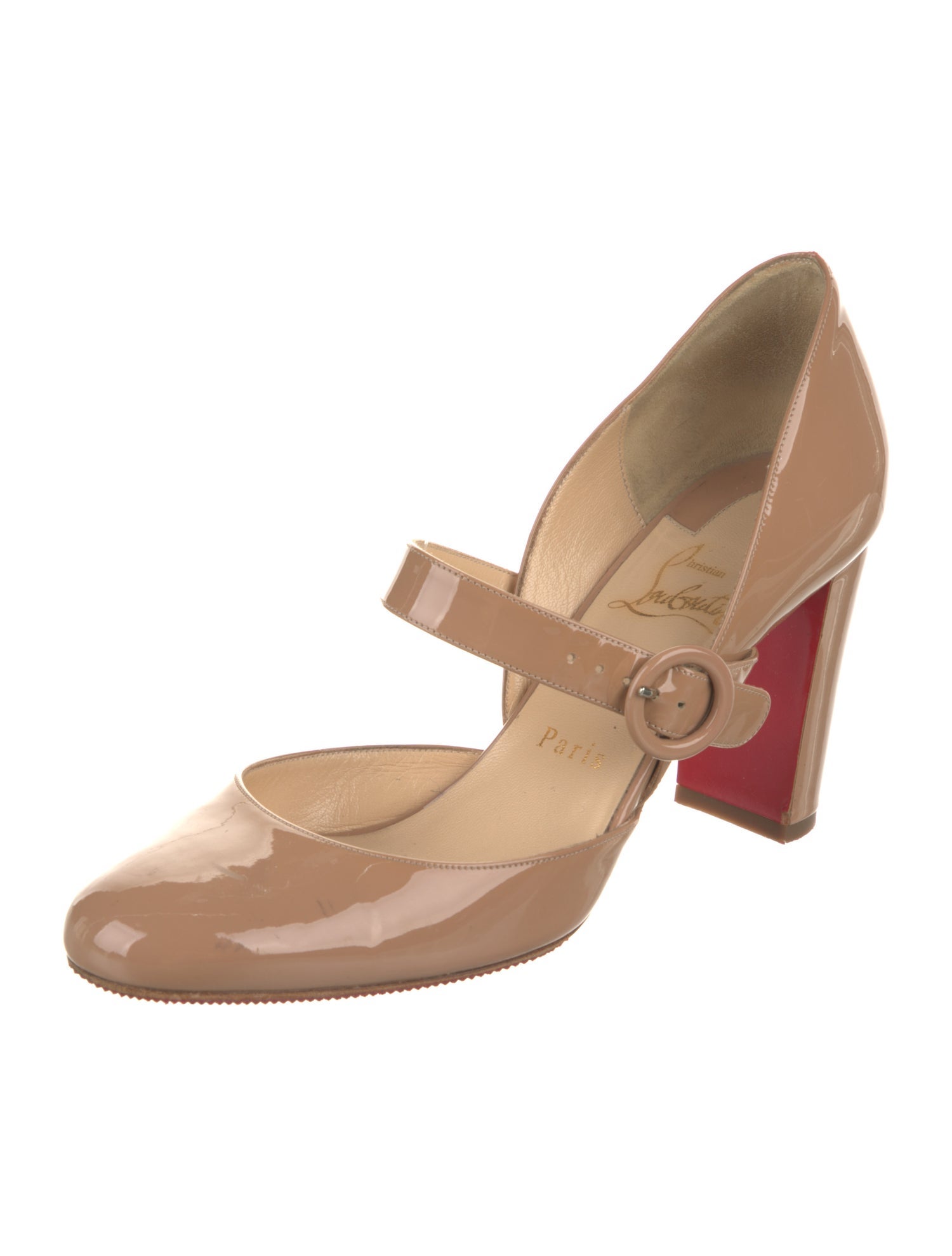 Christian Louboutin Patent Leather D'Orsay Pumps