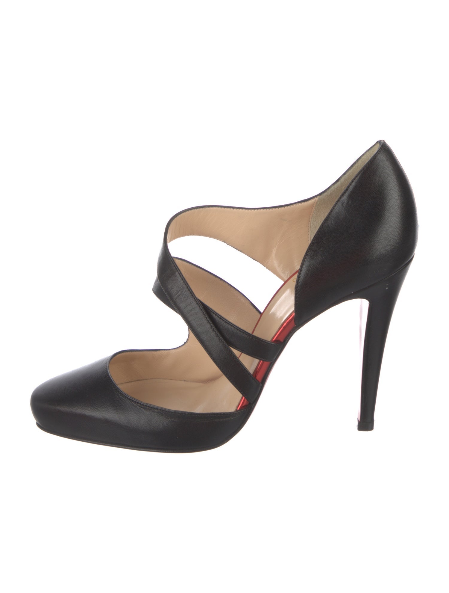 Christian Louboutin Leather D'Orsay Pumps