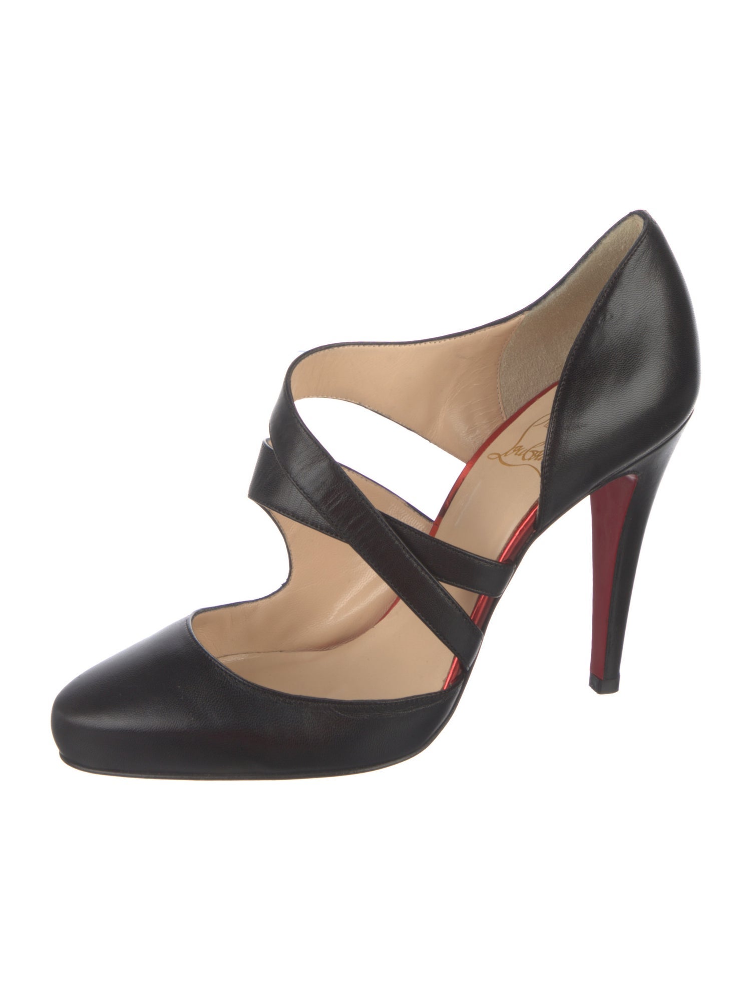 Christian Louboutin Leather D'Orsay Pumps