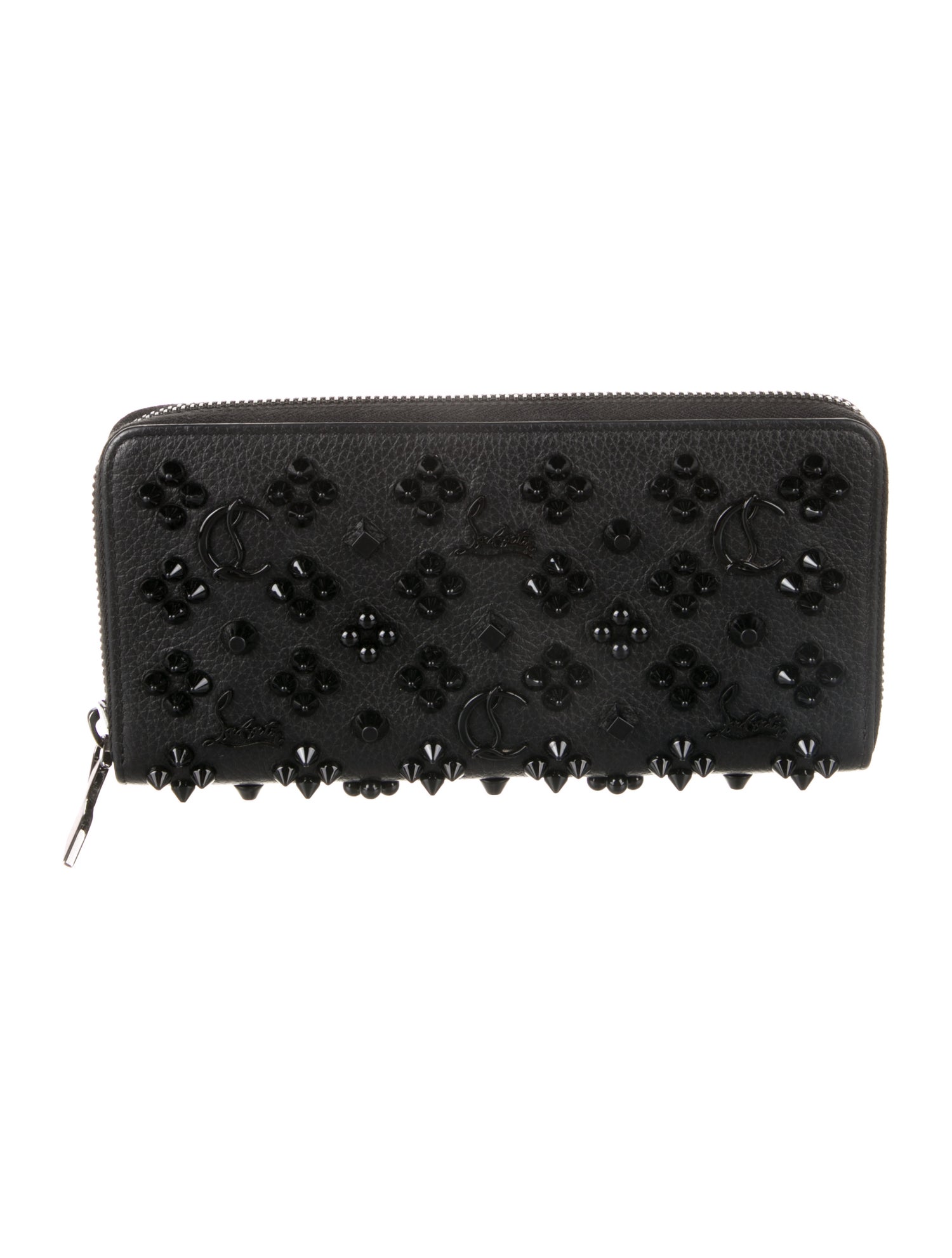 Christian Louboutin Panettone Spike Leather Wallet w/ Tags