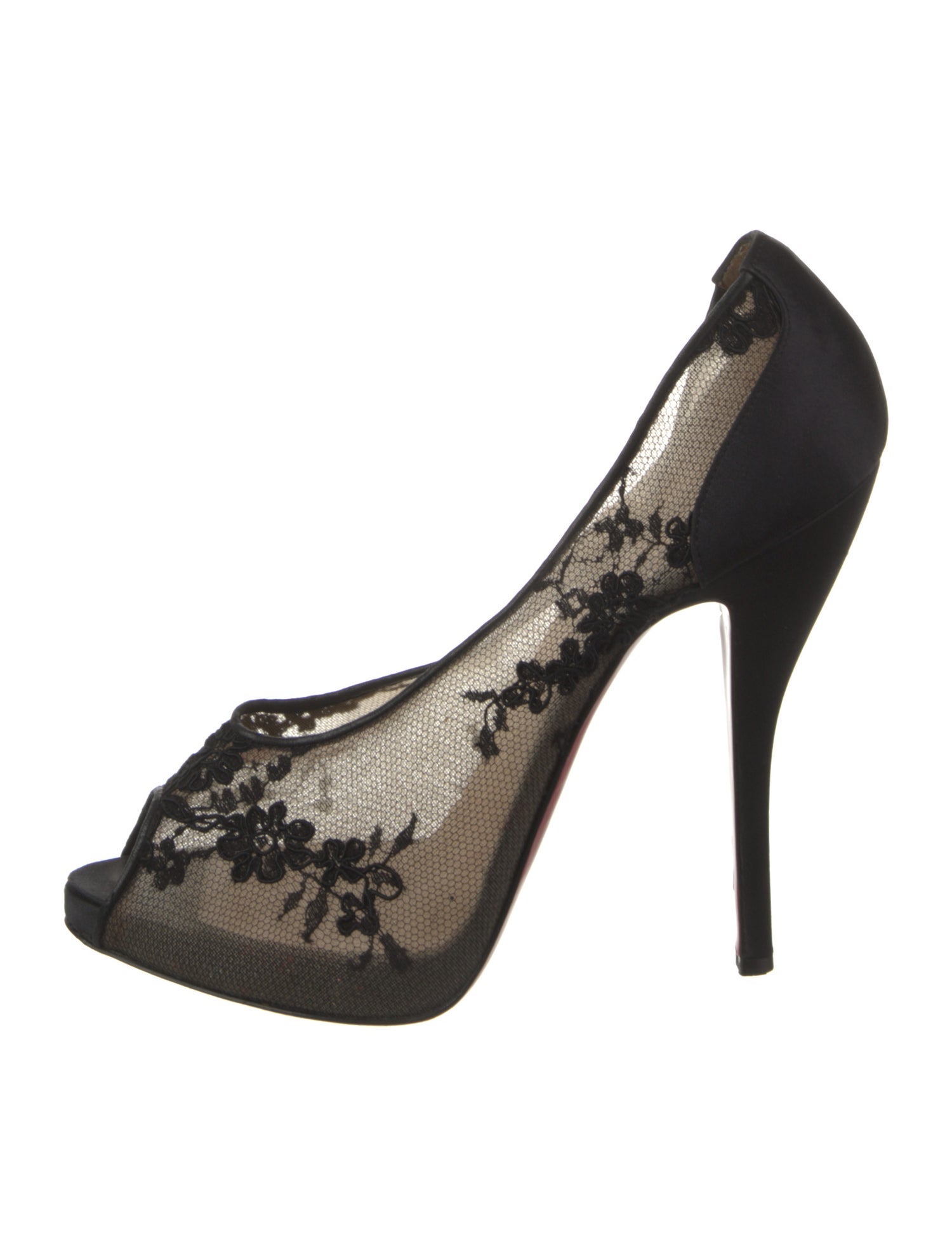 Christian Louboutin Lace Lace Pattern Pumps