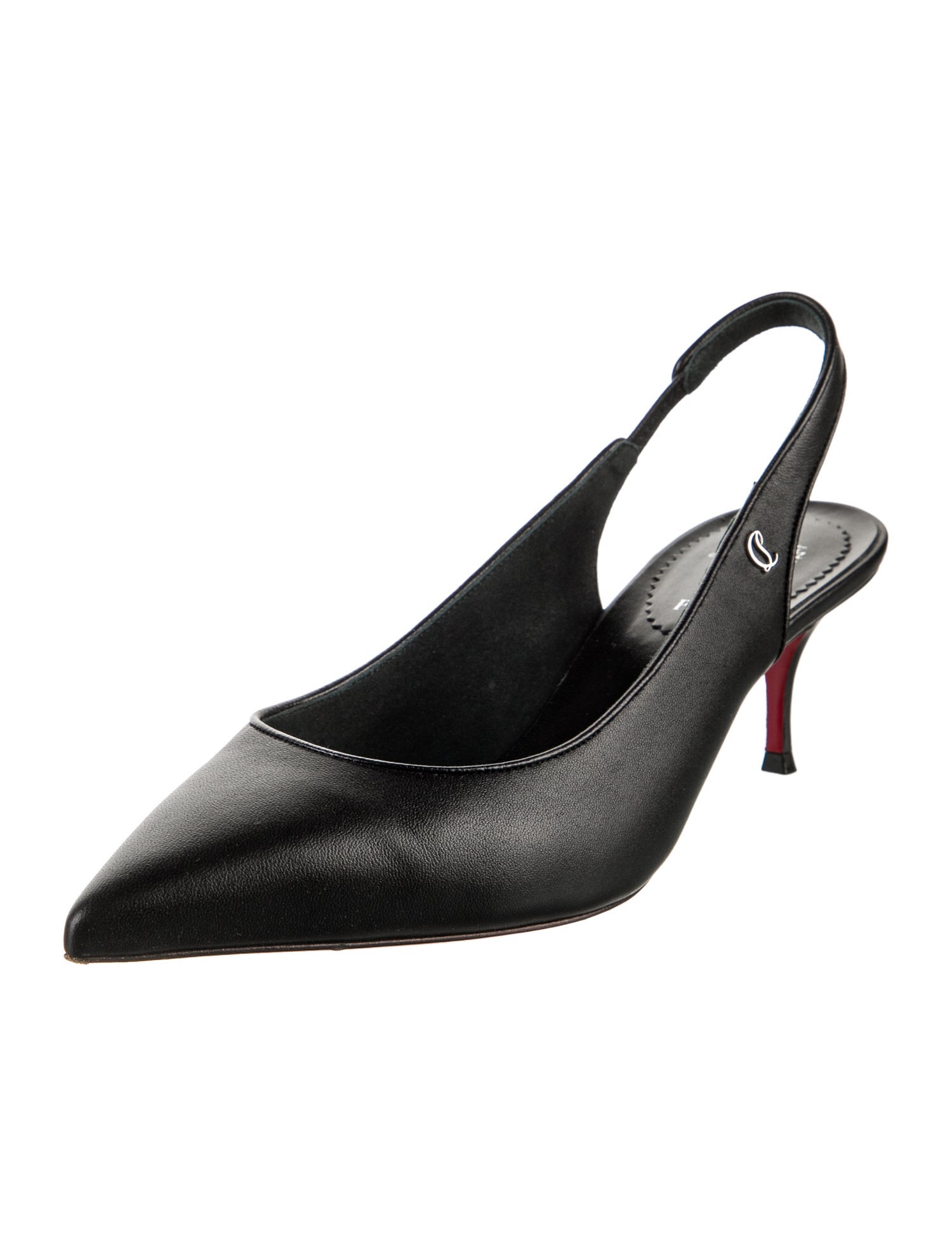 Christian Louboutin Leather Slingback Pumps