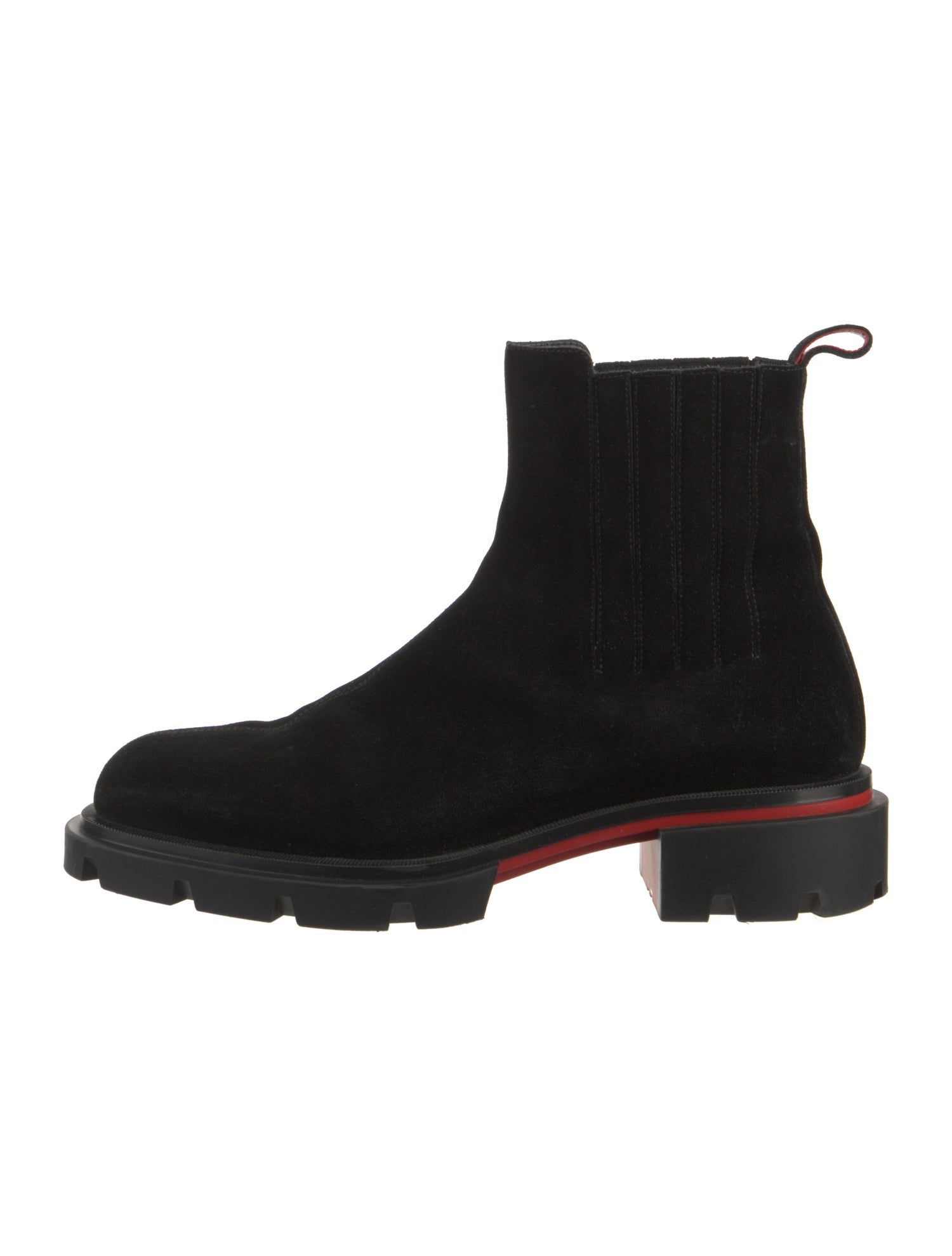 Christian Louboutin Suede Chelsea Boots