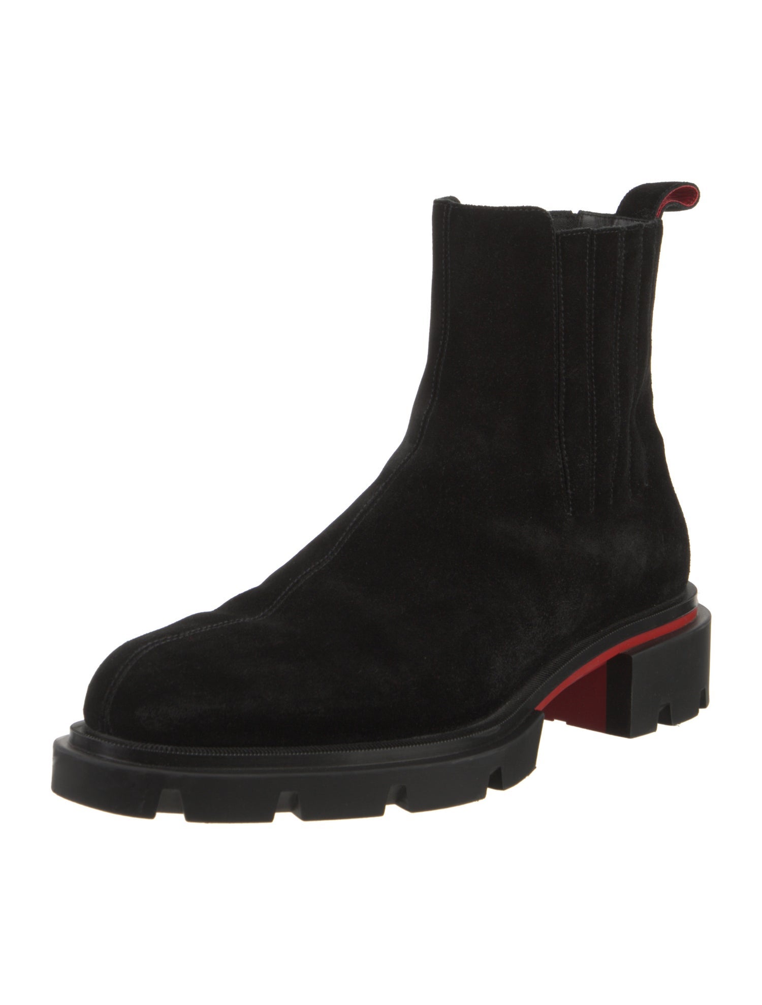 Christian Louboutin Suede Chelsea Boots