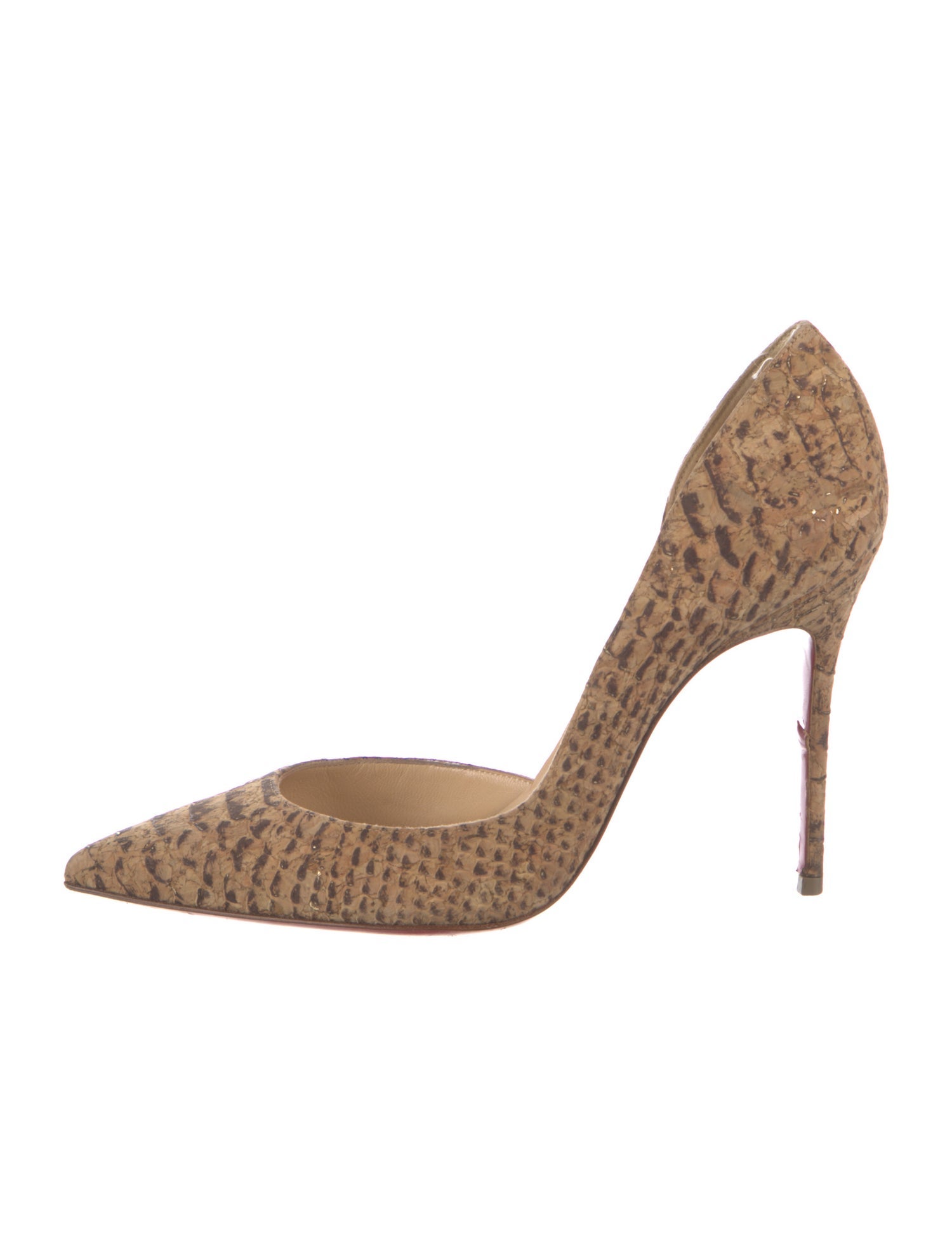 Christian Louboutin Animal Print D'Orsay Pumps