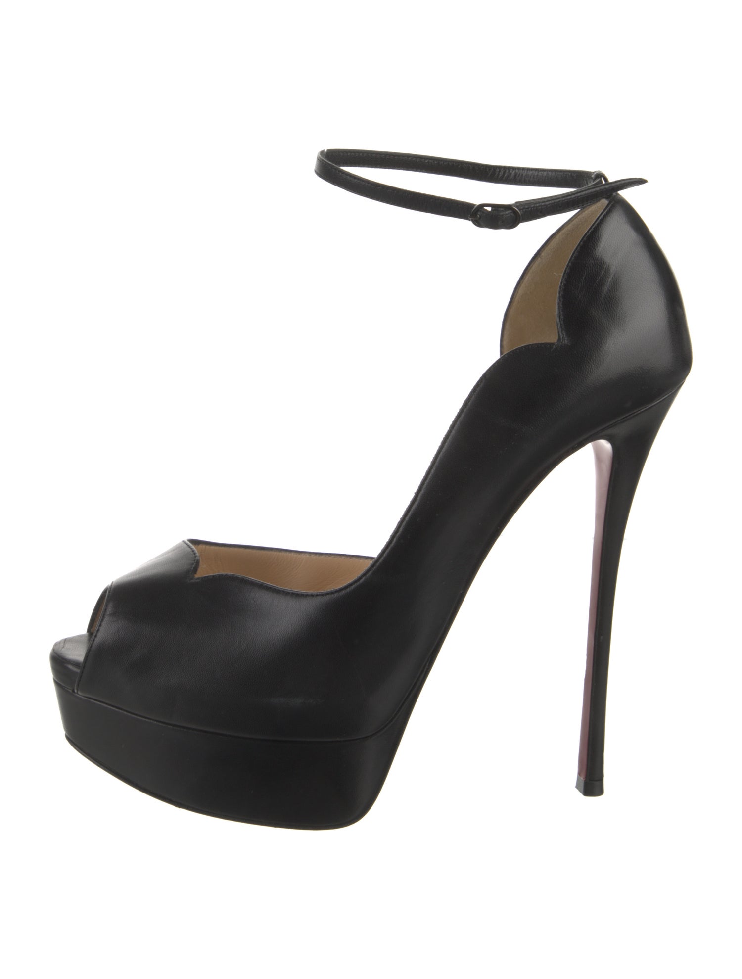 Christian Louboutin Leather D'Orsay Pumps