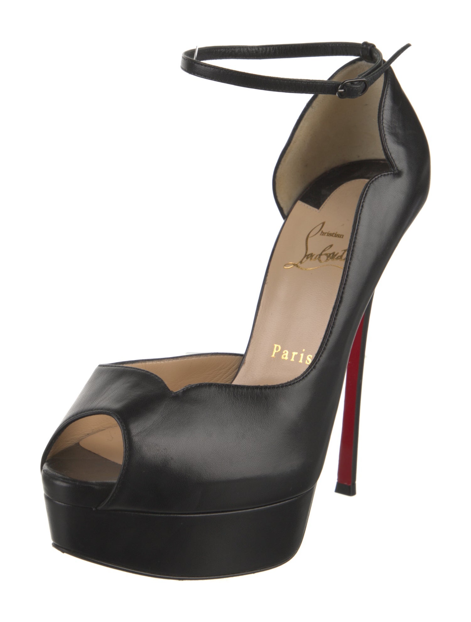 Christian Louboutin Leather D'Orsay Pumps