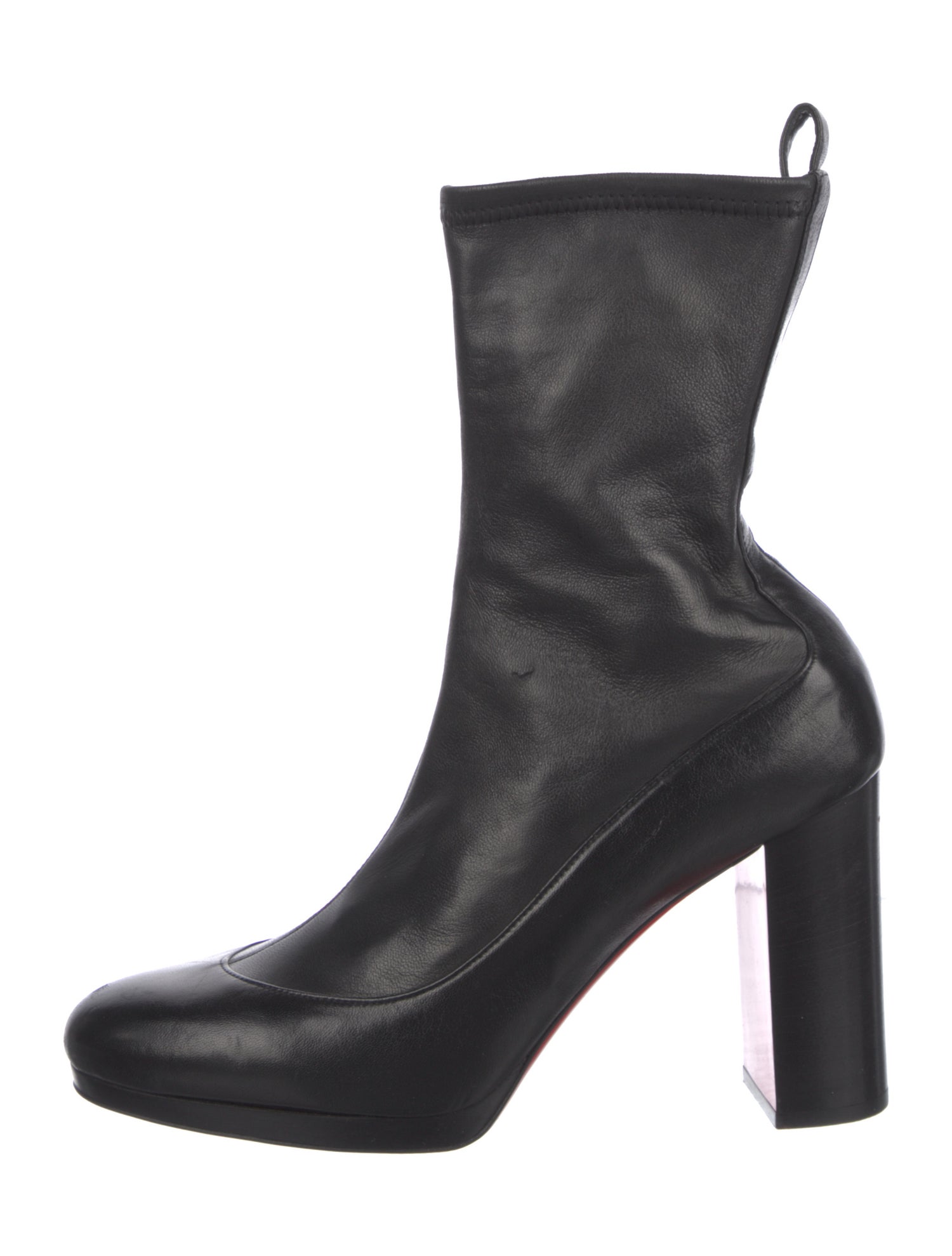 Christian Louboutin Leather Sock Boots