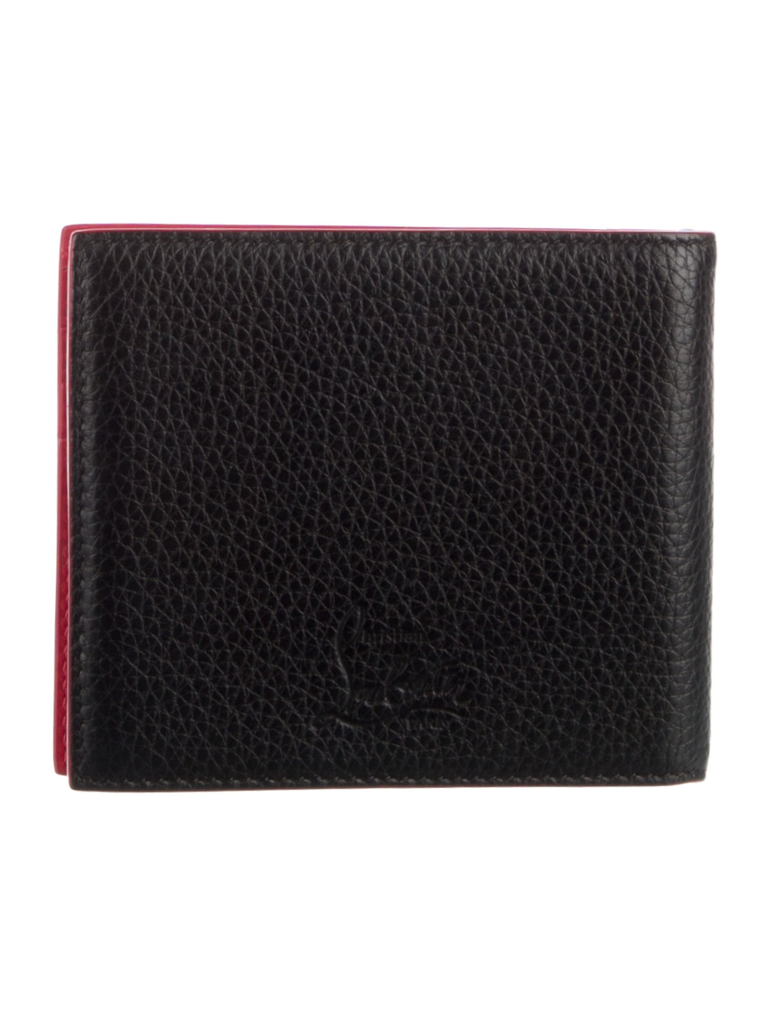 Christian Louboutin Spike Accents Leather Bifold Wallet w/ Tags