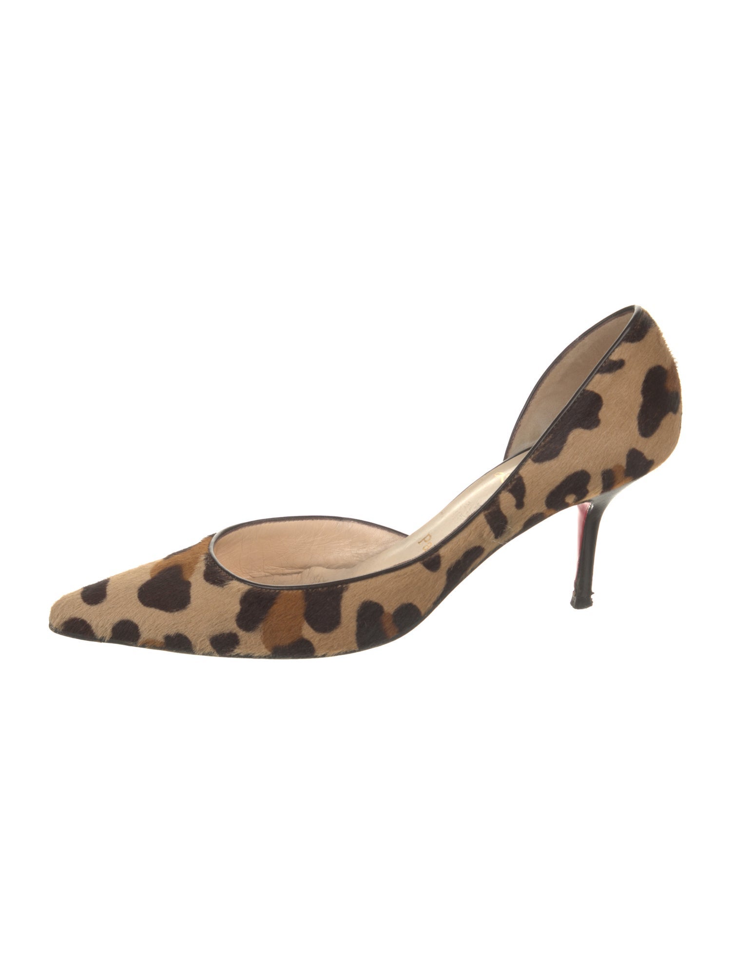 Christian Louboutin Vintage Ponyhair D'Orsay Pumps
