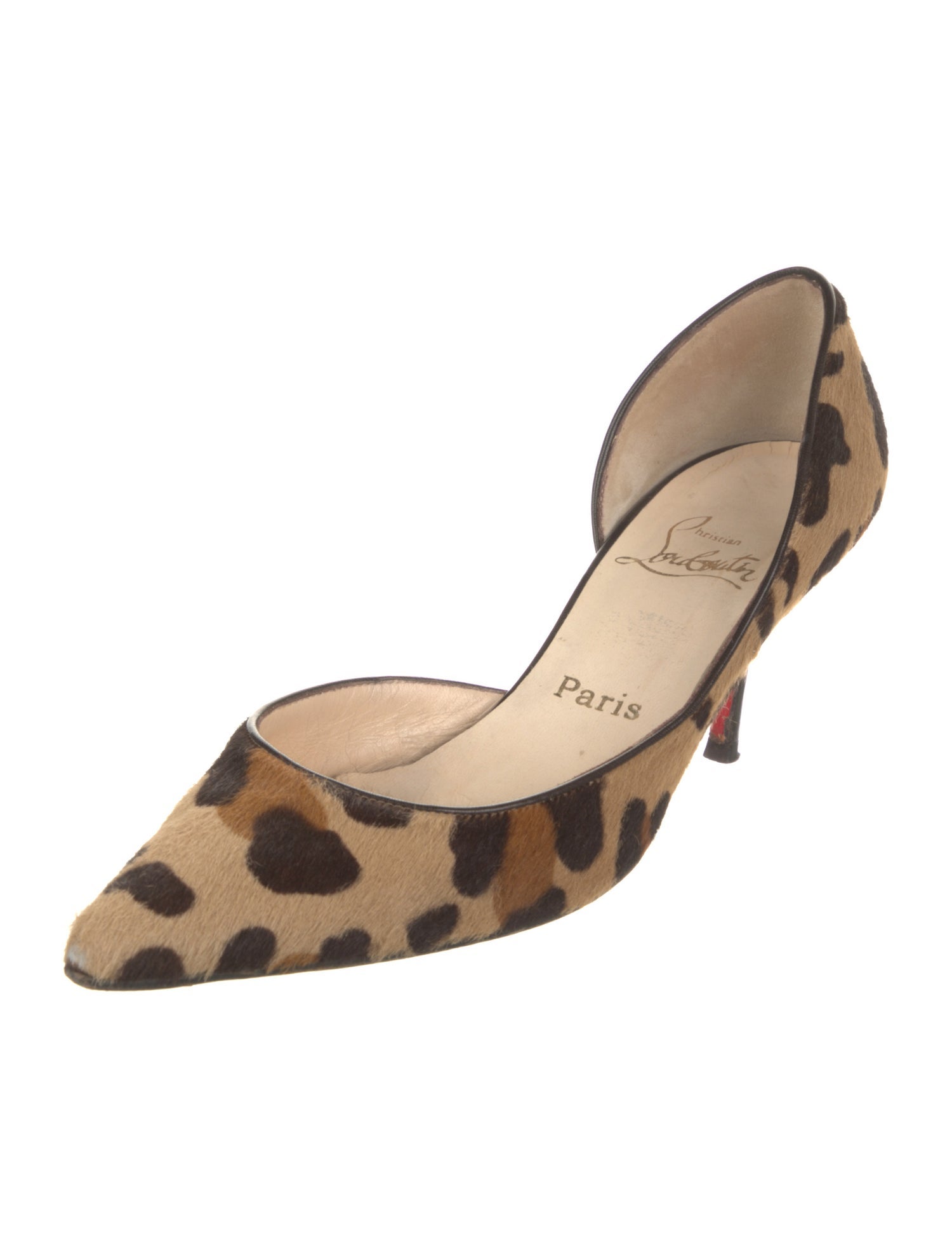 Christian Louboutin Vintage Ponyhair D'Orsay Pumps