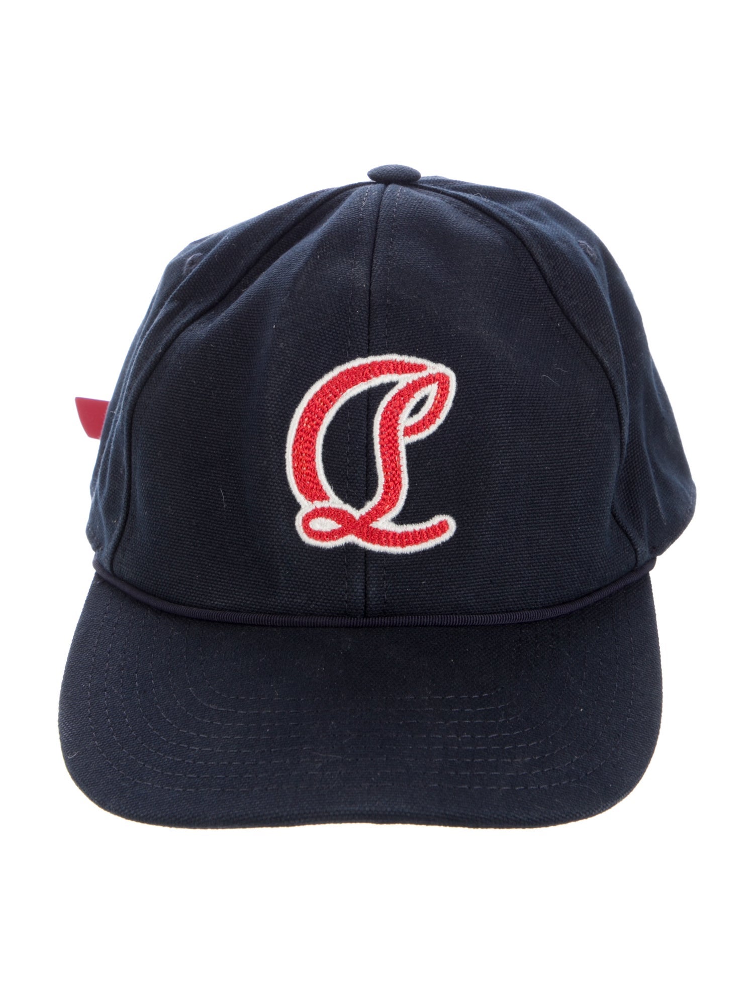 Christian Louboutin pattern print baseball cap
