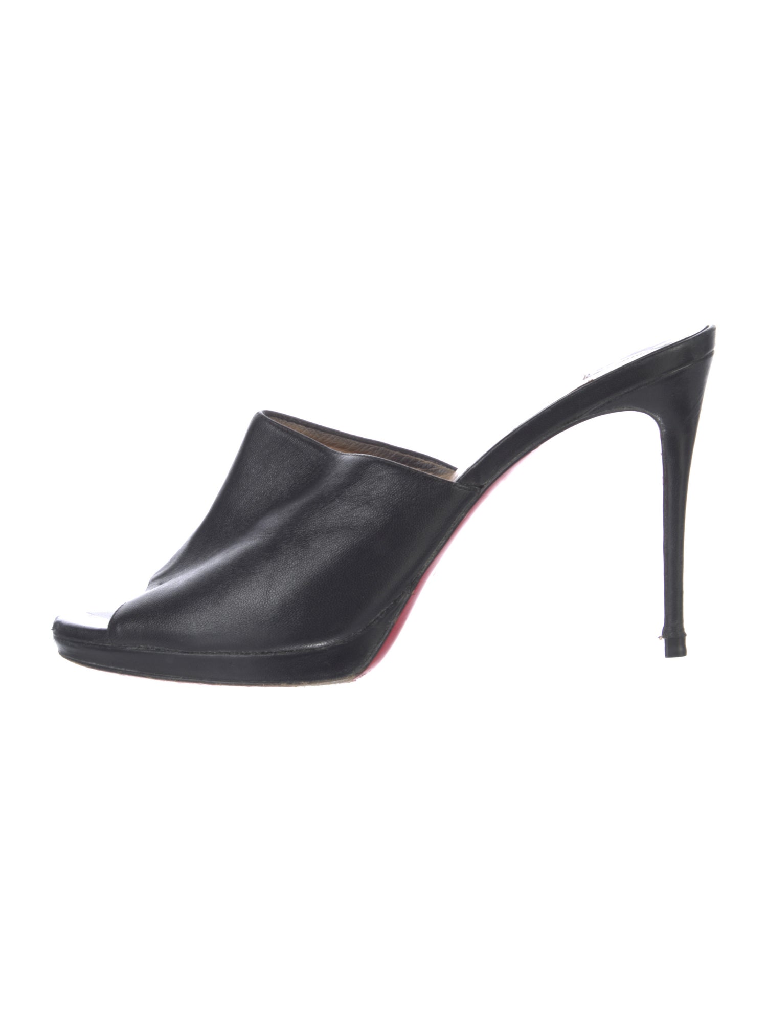 Christian Louboutin Leather Slides