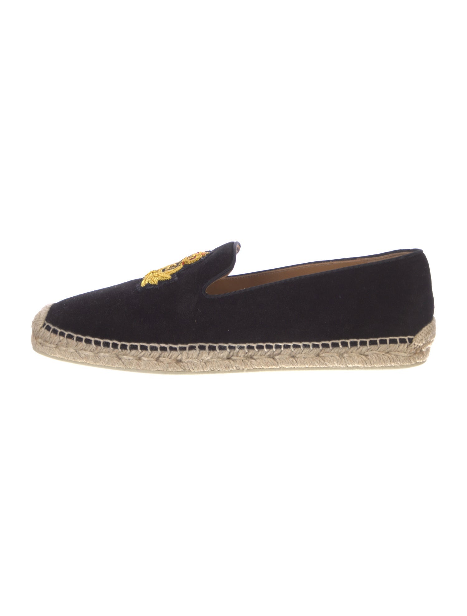 Christian Louboutin Velvet Patterned Espadrilles