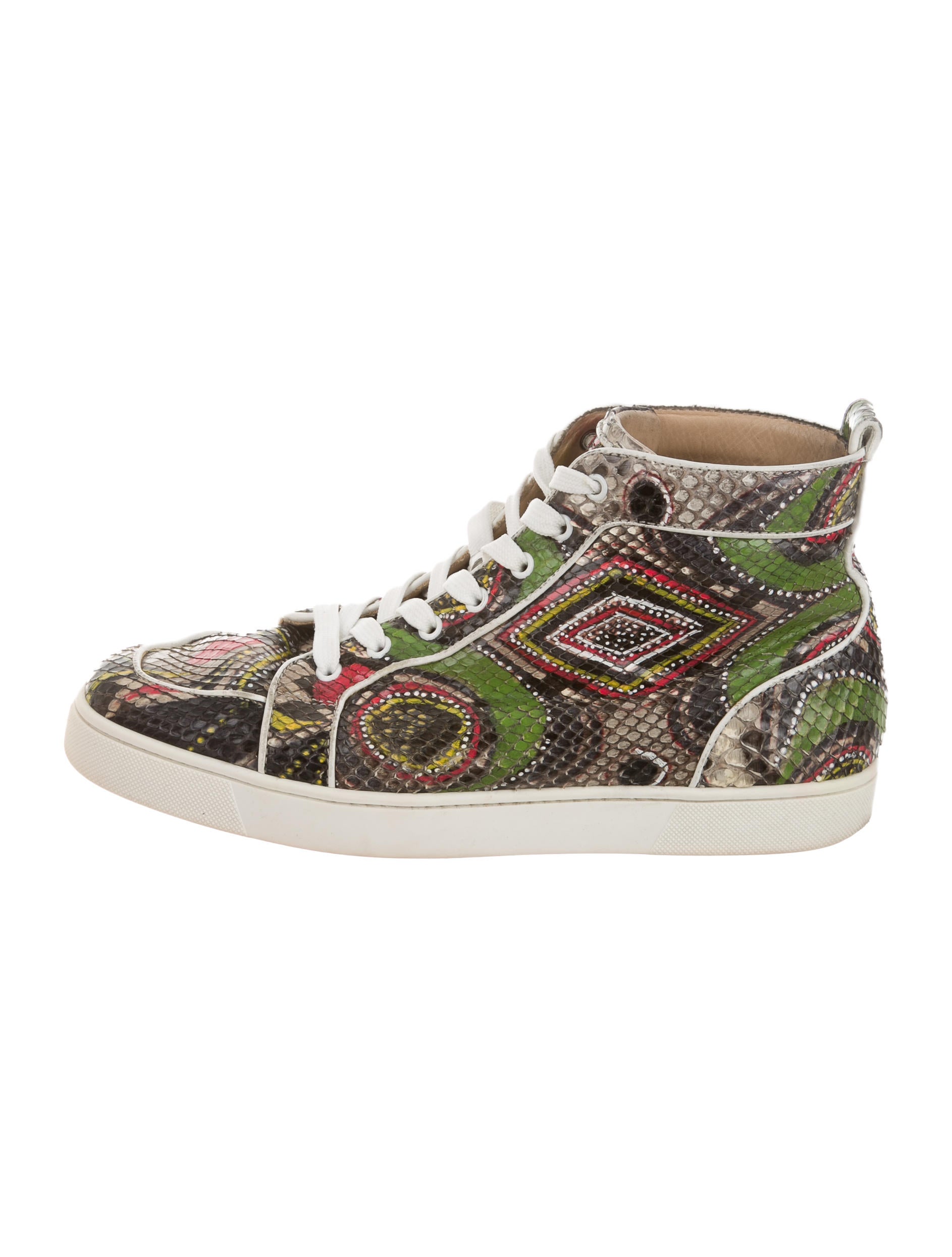 python sneakers christian louboutin python rantus orlato high top sneakers python sneakers christian louboutin python rantus orlato high top sneakers