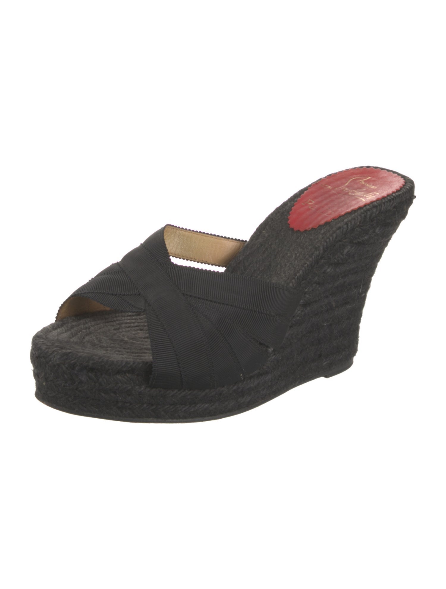 Christian Louboutin Grosgrain Trim Espadrilles