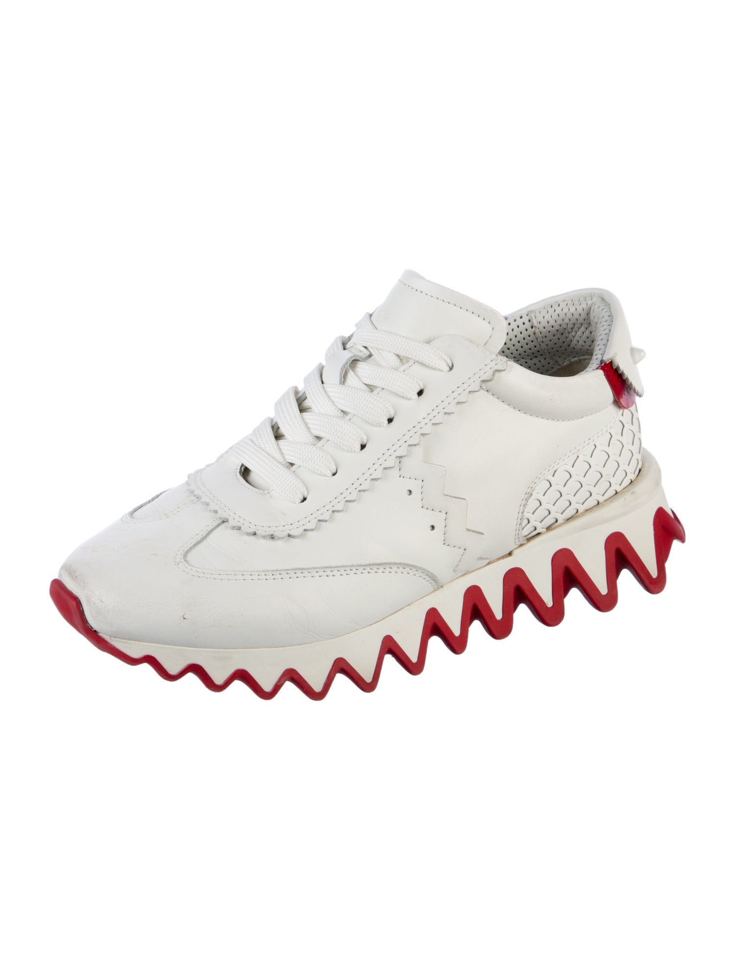 Christian Louboutin Girl's Leather Low-Top Sneakers
