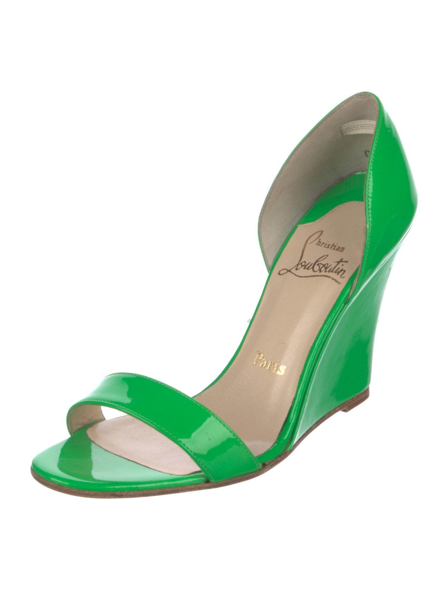 Christian Louboutin Patent Leather Sandals