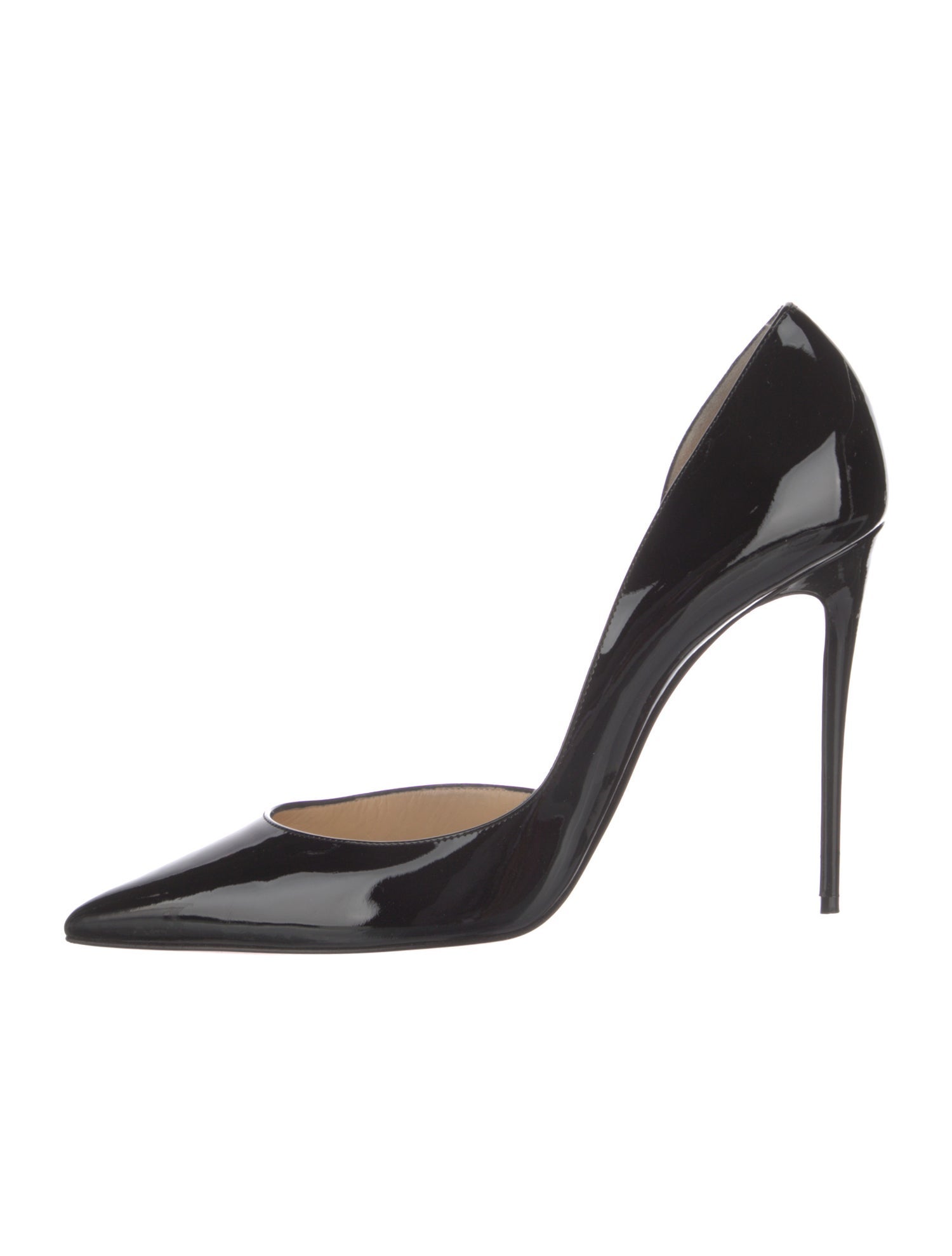 Christian Louboutin Patent Leather D'Orsay Pumps