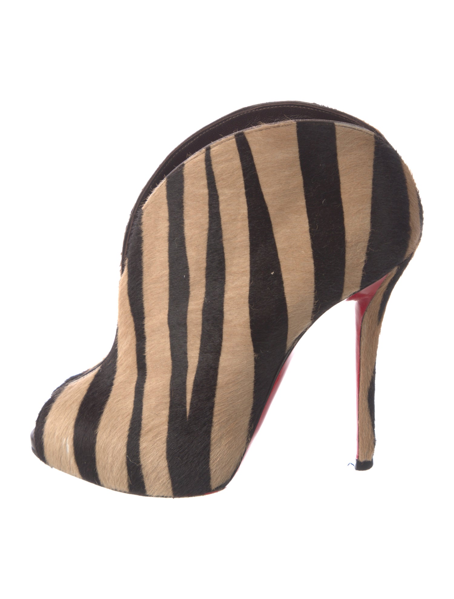 Christian Louboutin Ponyhair Animal Print D'Orsay Pumps