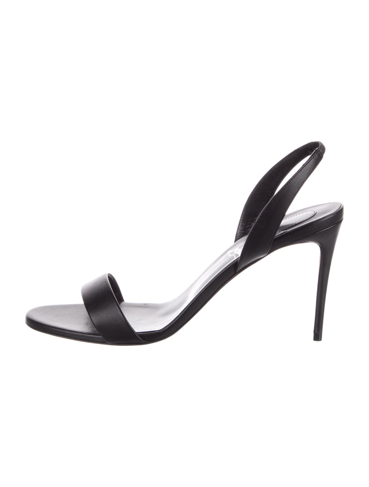 Christian Louboutin Leather Slingback Sandals