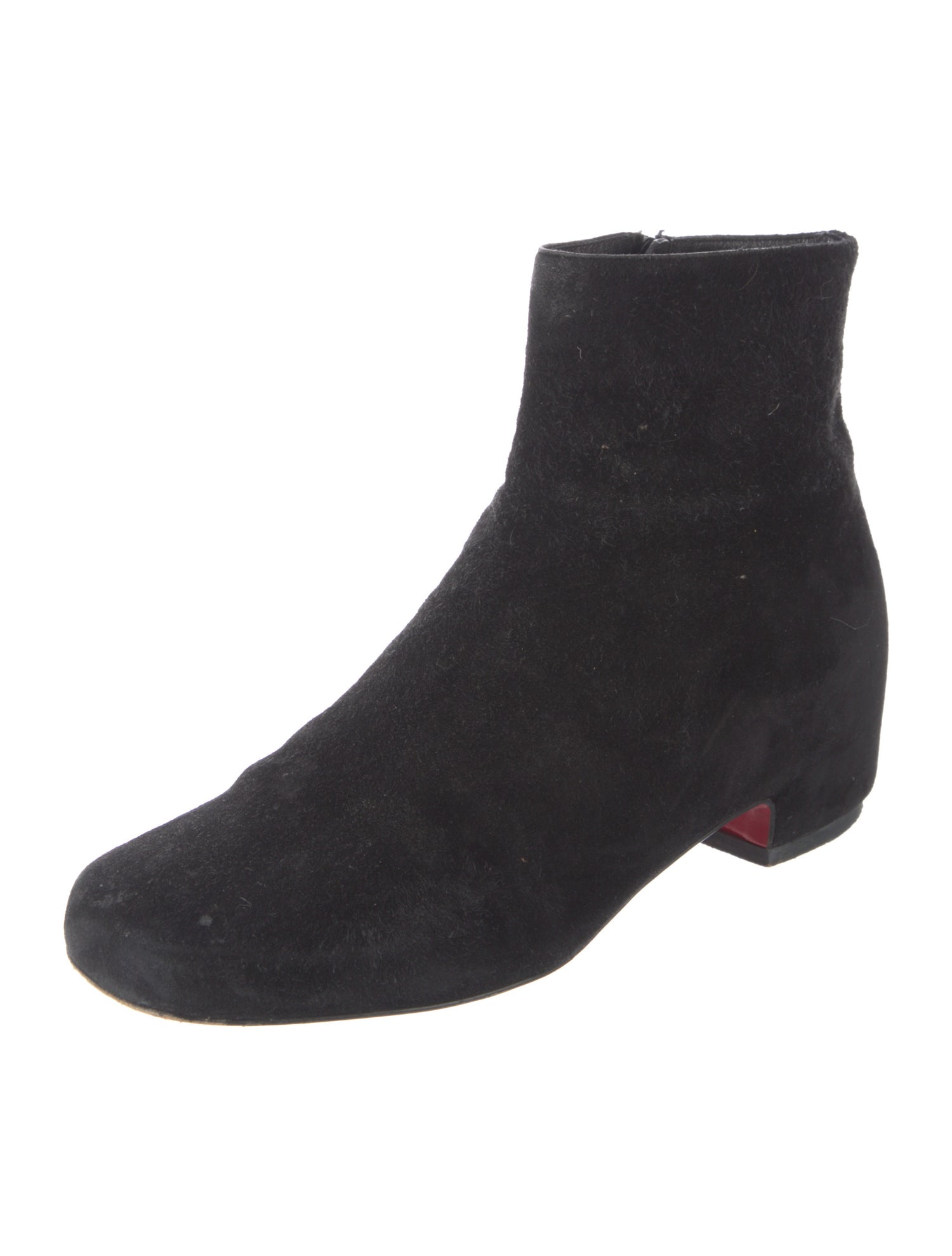 Christian Louboutin Suede Sock Boots