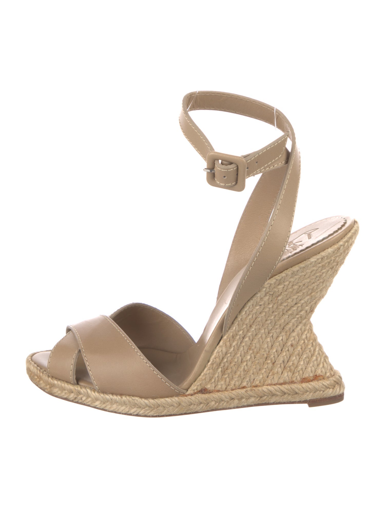 Christian Louboutin Leather Espadrilles