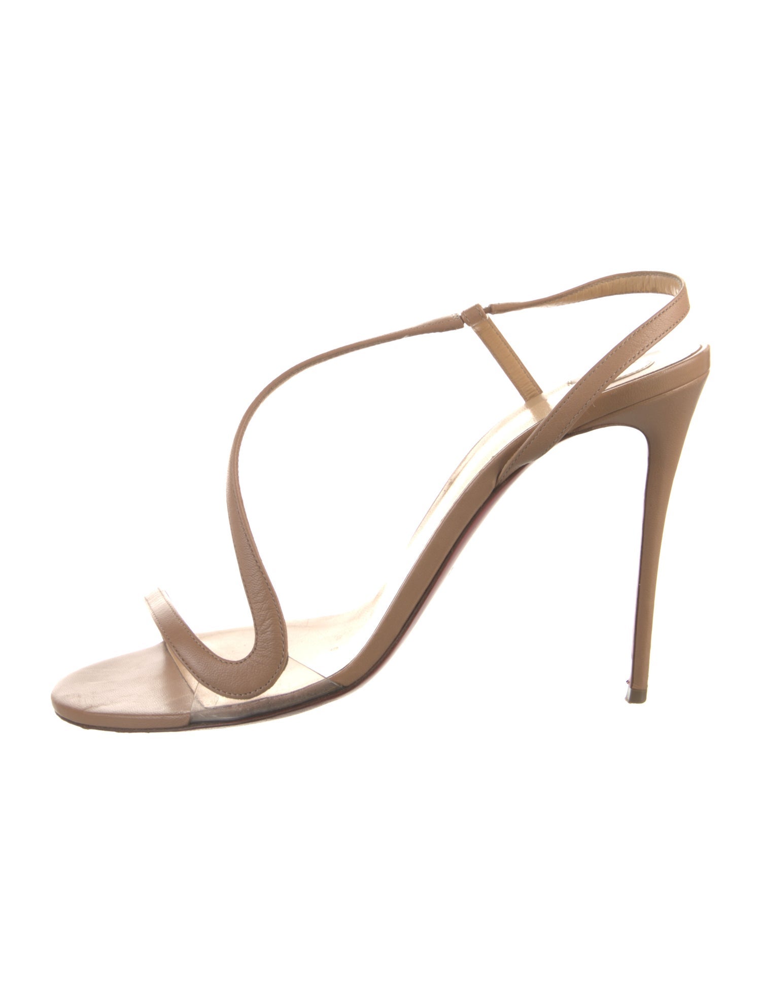 Christian Louboutin Leather Slingback Sandals