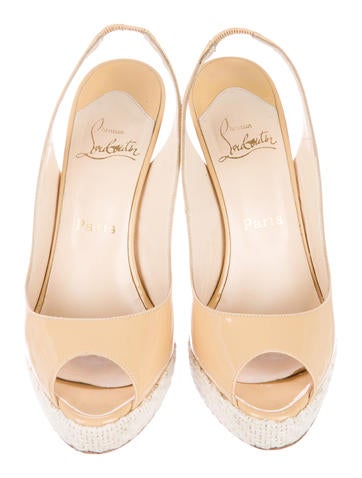 Christian Louboutin N°Prive Slingback Pumps - Shoes - CHT52920 | The