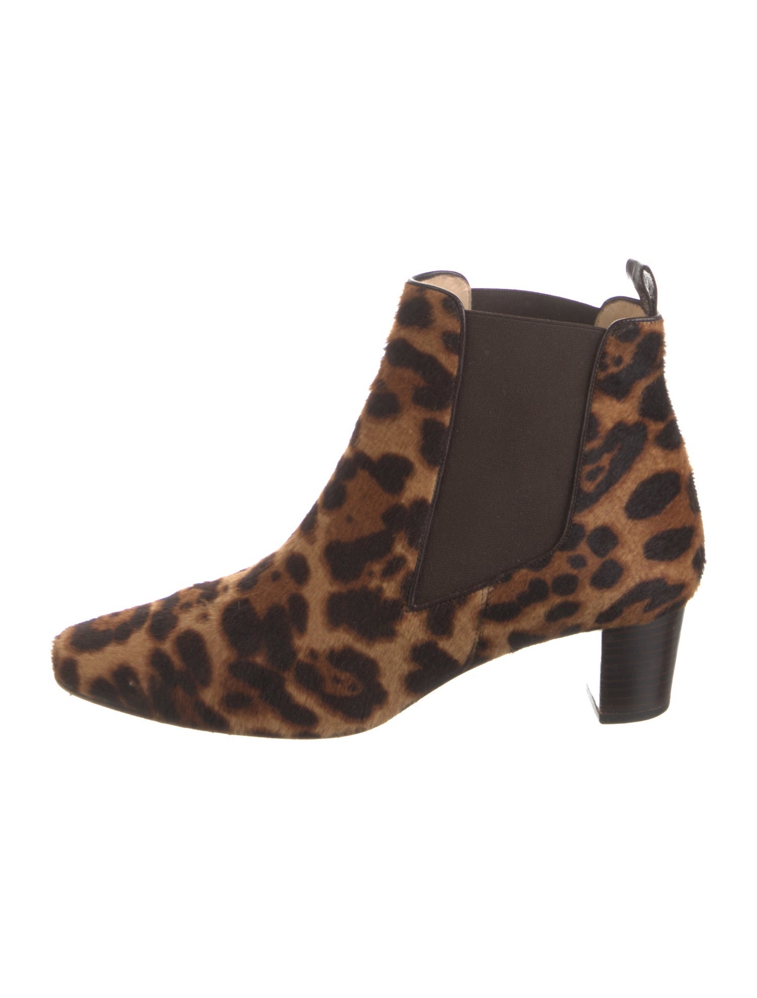 Christian Louboutin Ponyhair Animal Print Chelsea Boots