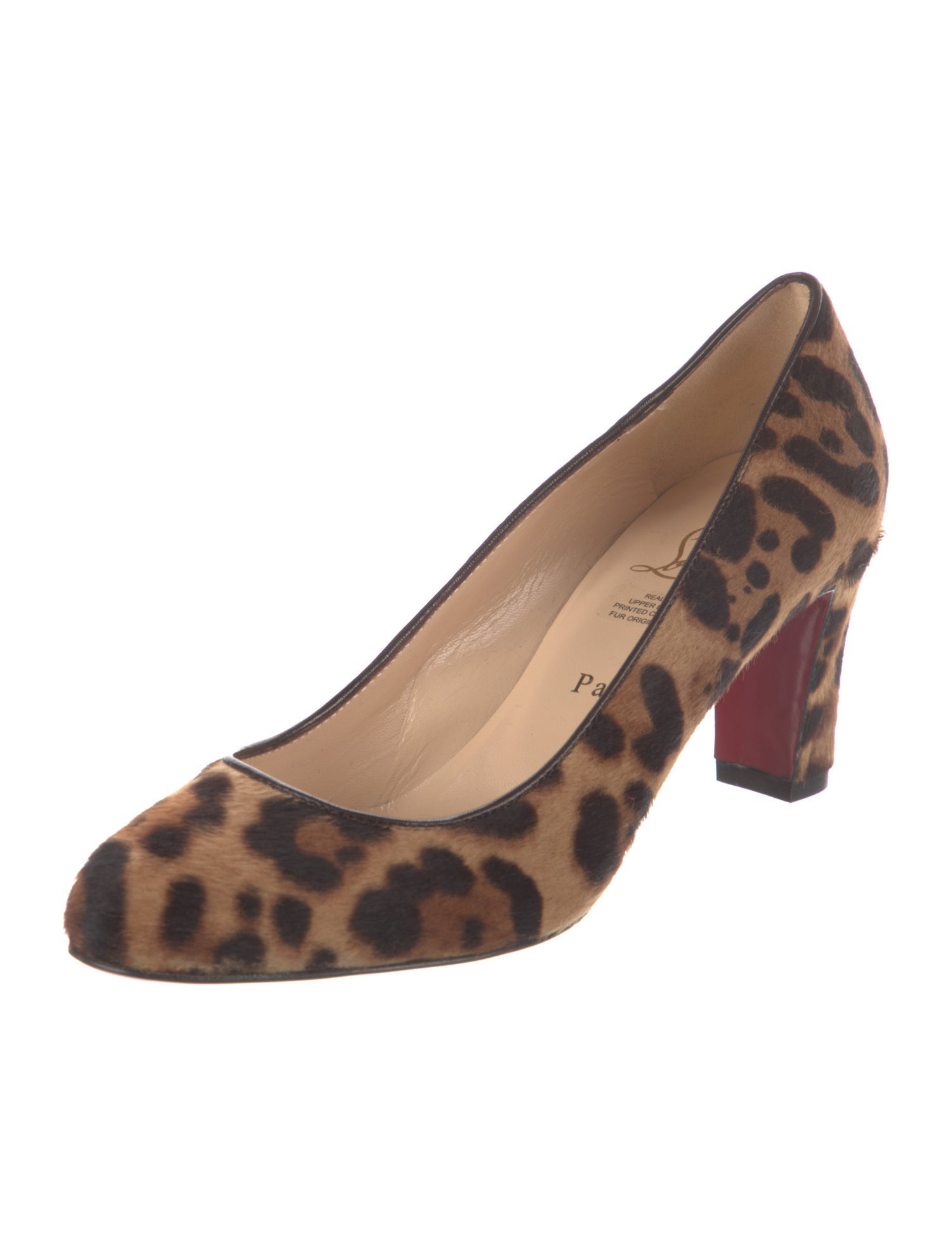 Christian Louboutin Ponyhair Animal Print Pumps