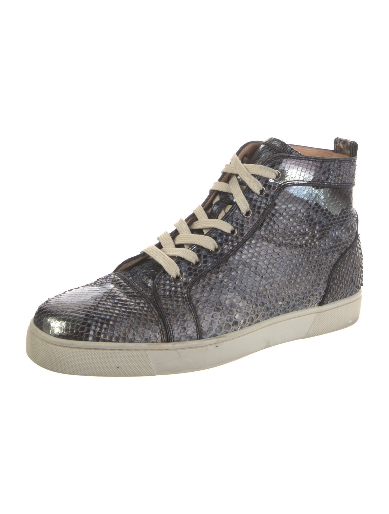 Christian Louboutin Snakeskin Animal Print Sneakers