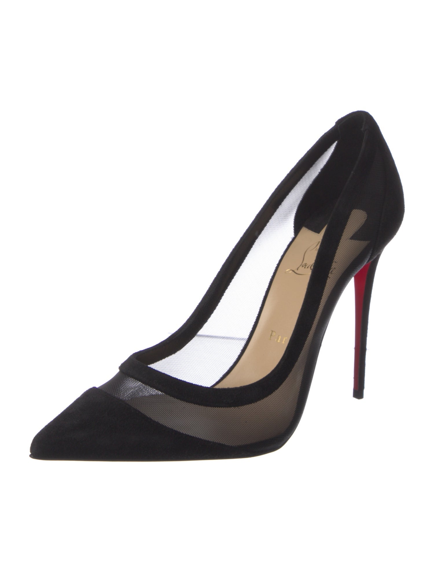 Christian Louboutin Galativi 100 Suede Pumps