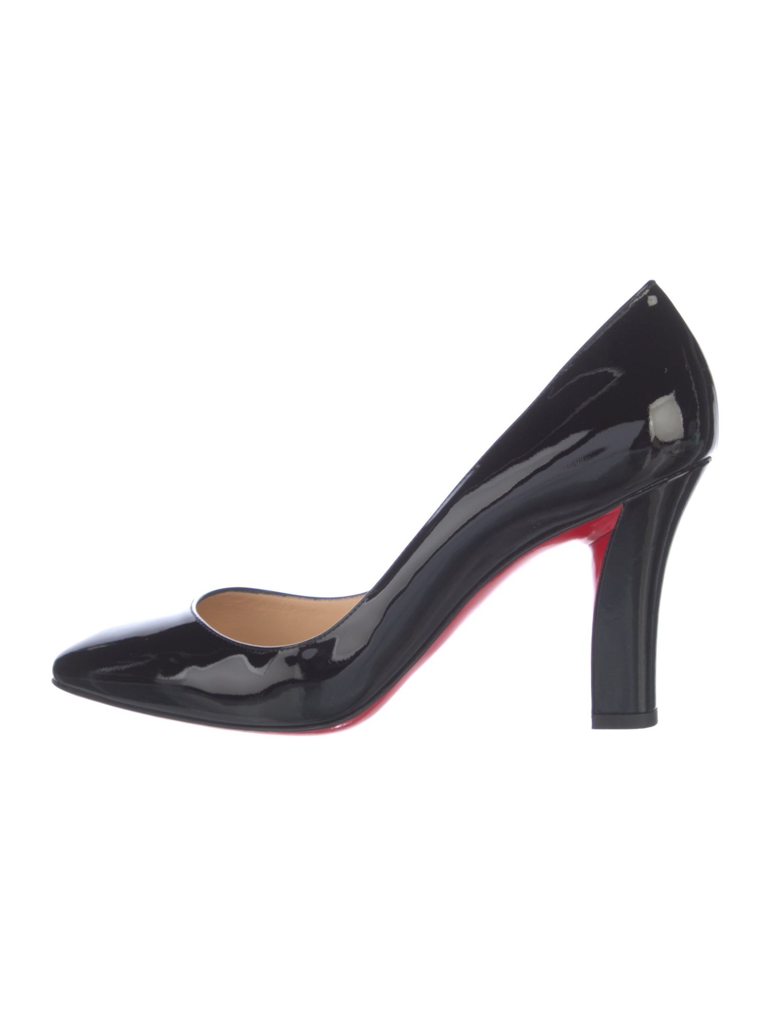 Christian Louboutin Patent Leather D'Orsay Pumps