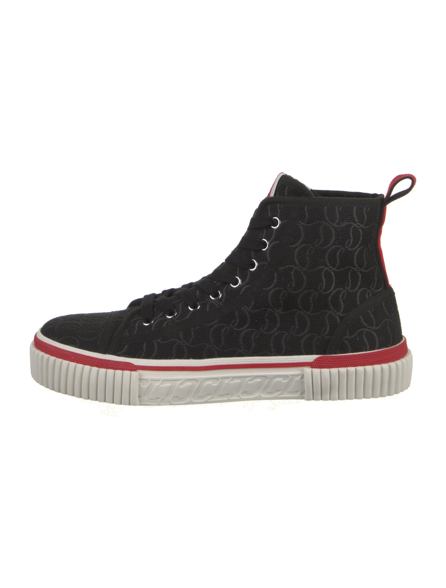 Christian Louboutin Canvas Printed Sneakers