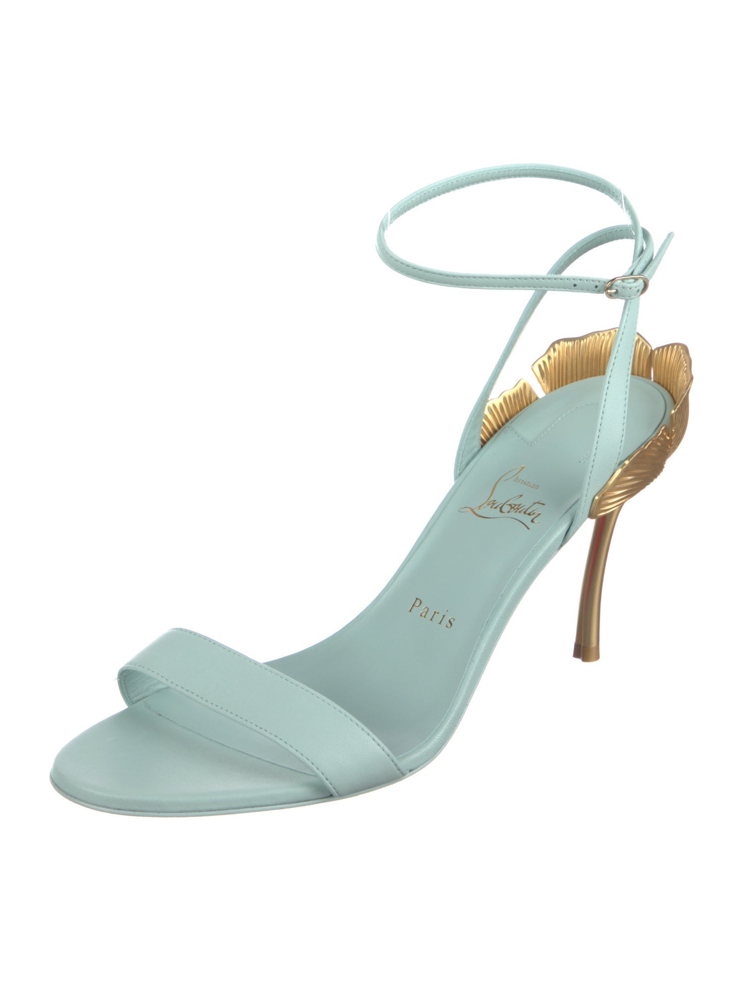 Christian Louboutin Leather Slingback Sandals