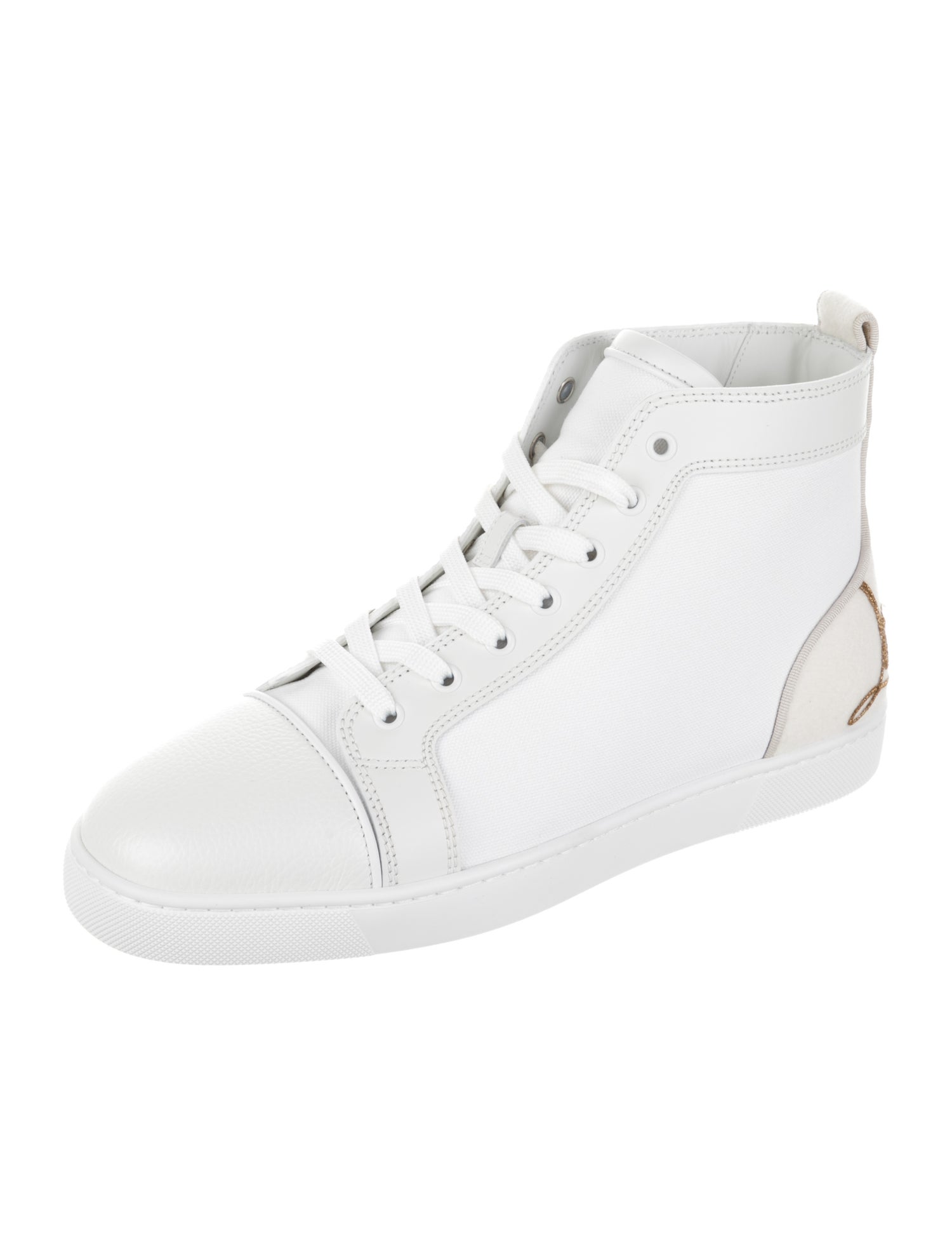 Christian Louboutin Embroidered Accent Sneakers