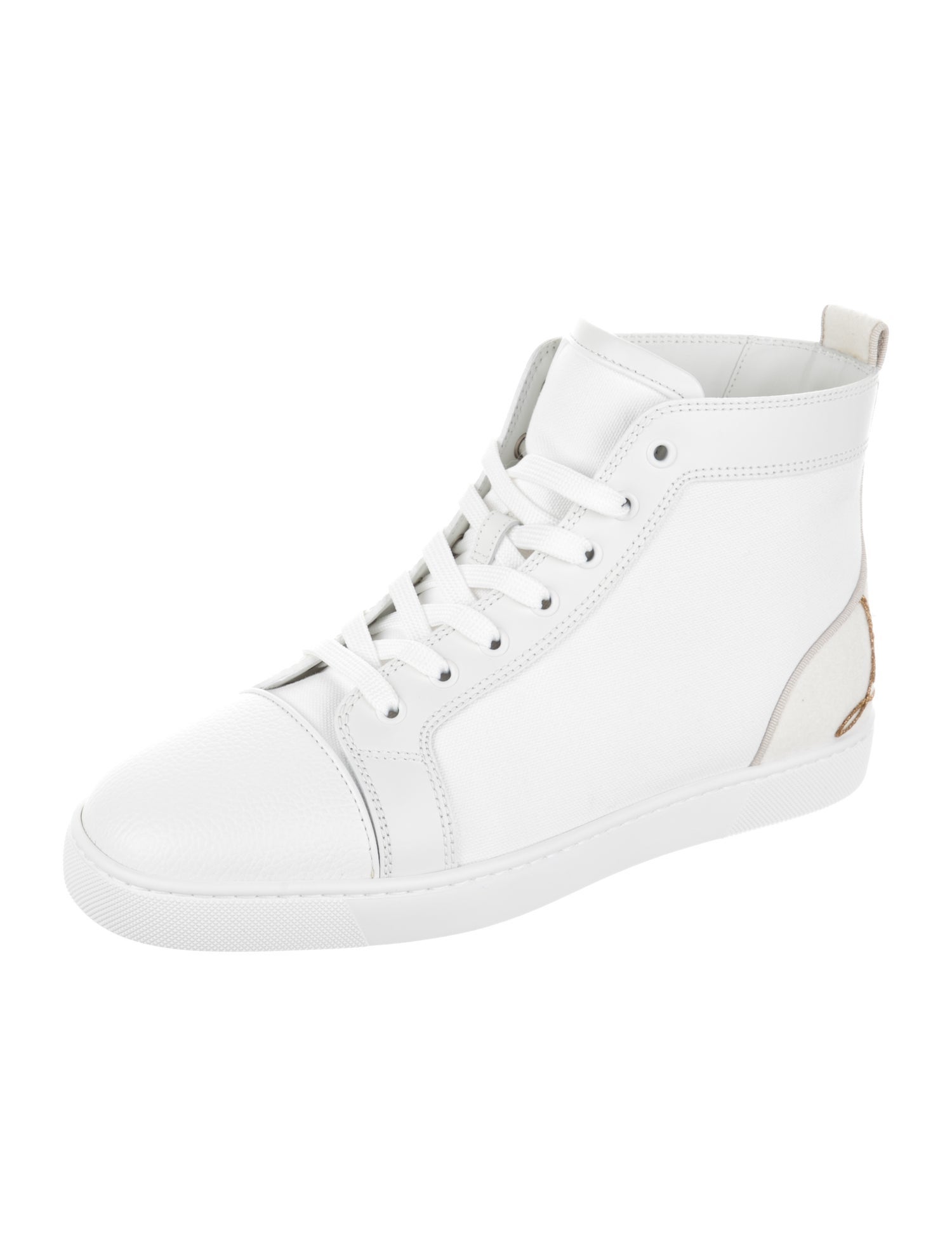 Christian Louboutin Embroidered Accent Sneakers