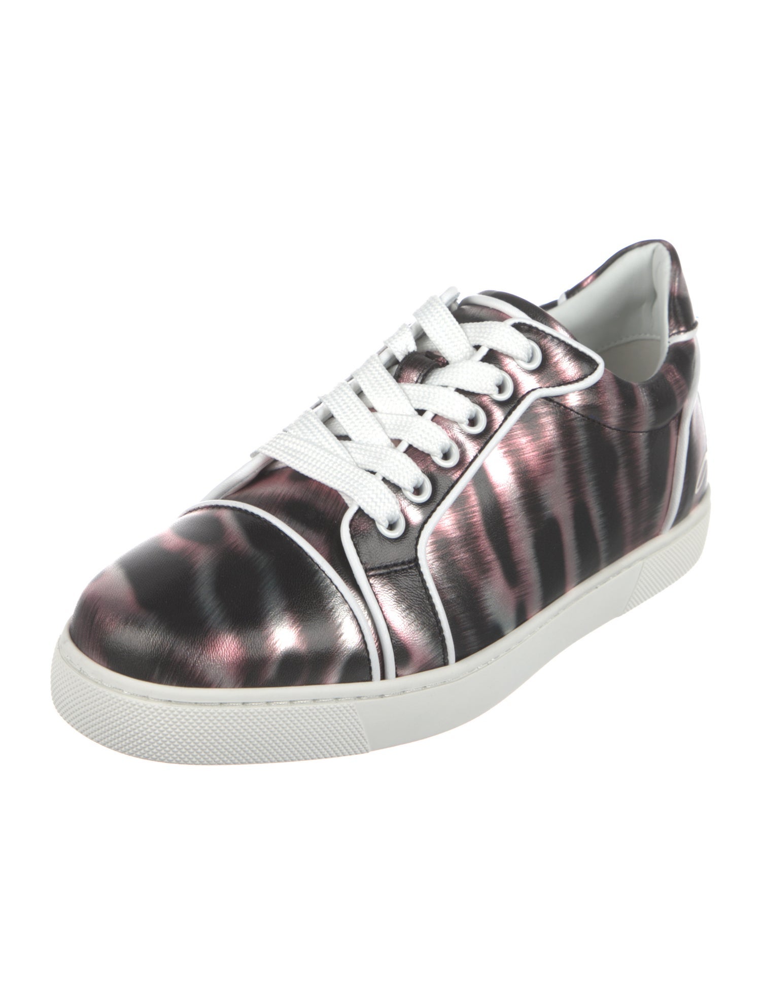 Christian Louboutin Leather Printed Sneakers