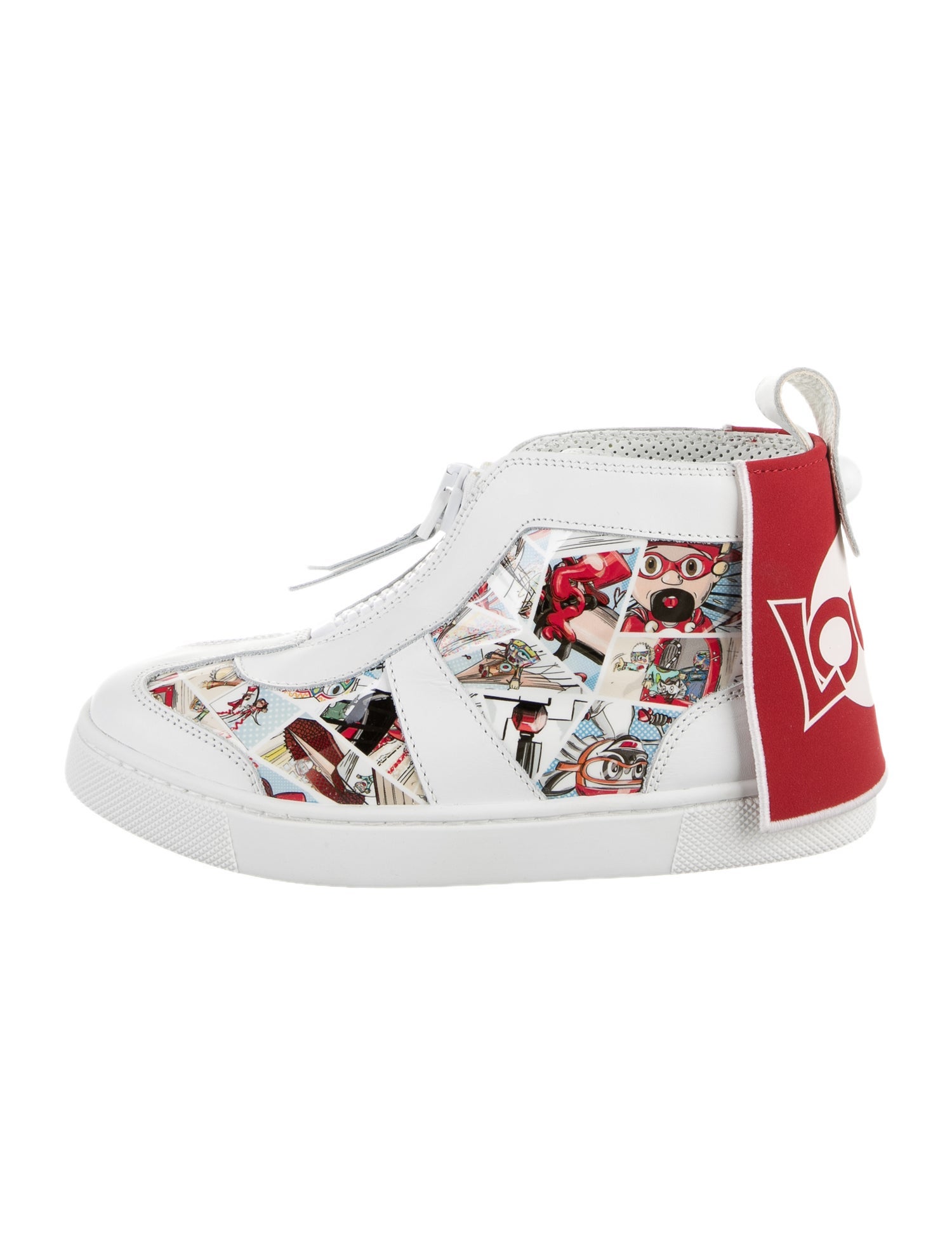 Christian Louboutin Boys' High Top Sneakers