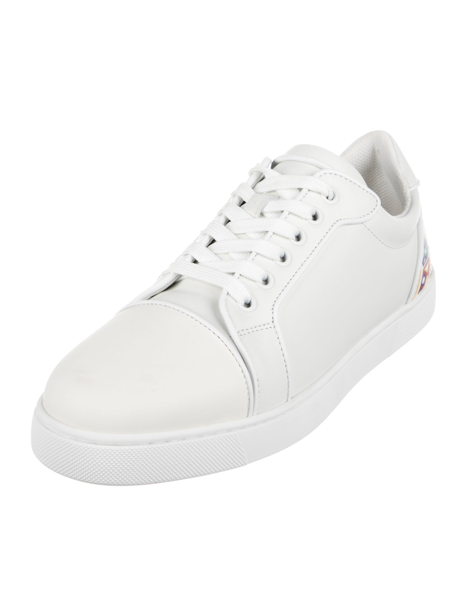 Christian Louboutin Leather Printed Sneakers