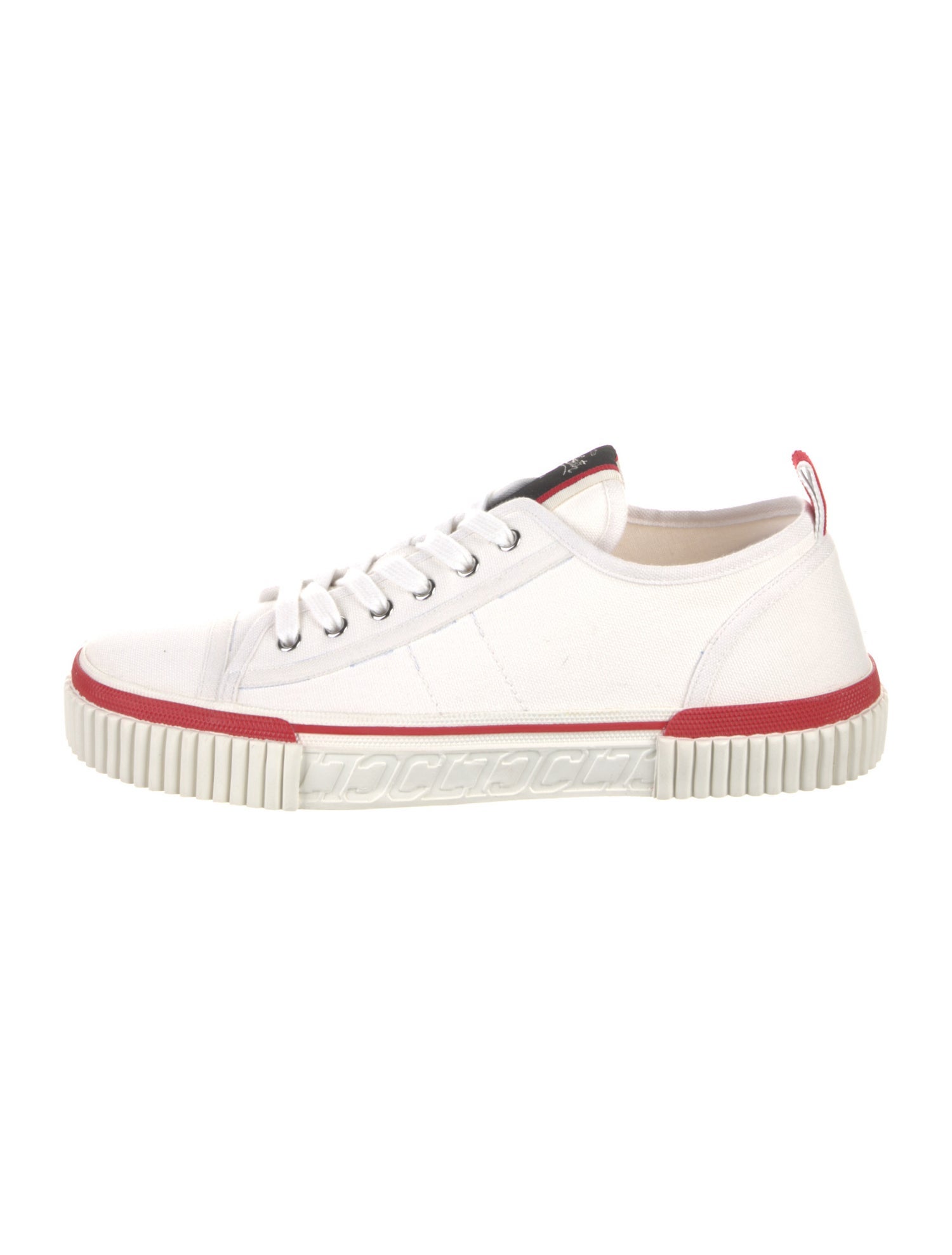 Christian Louboutin Canvas Printed Sneakers