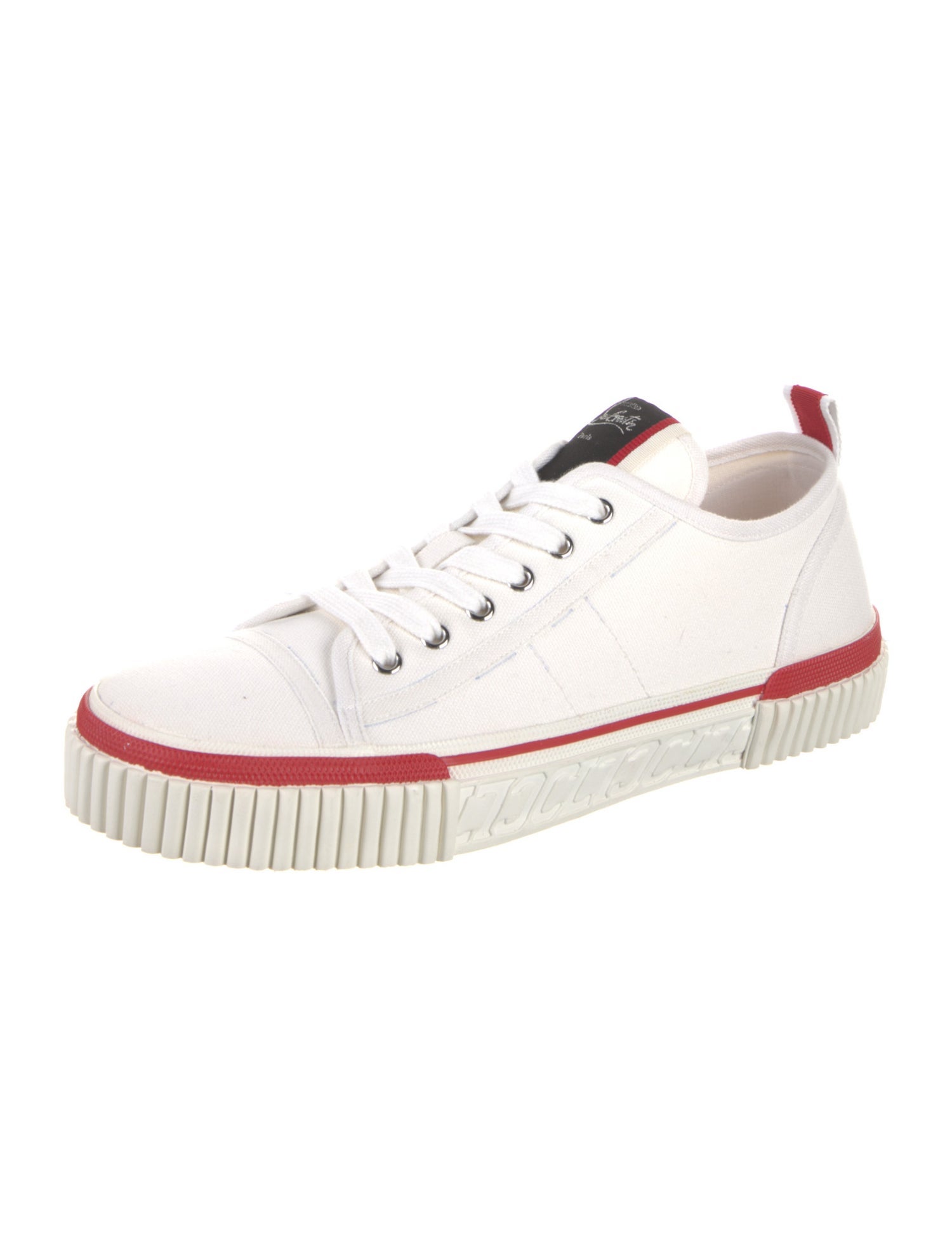 Christian Louboutin Canvas Printed Sneakers