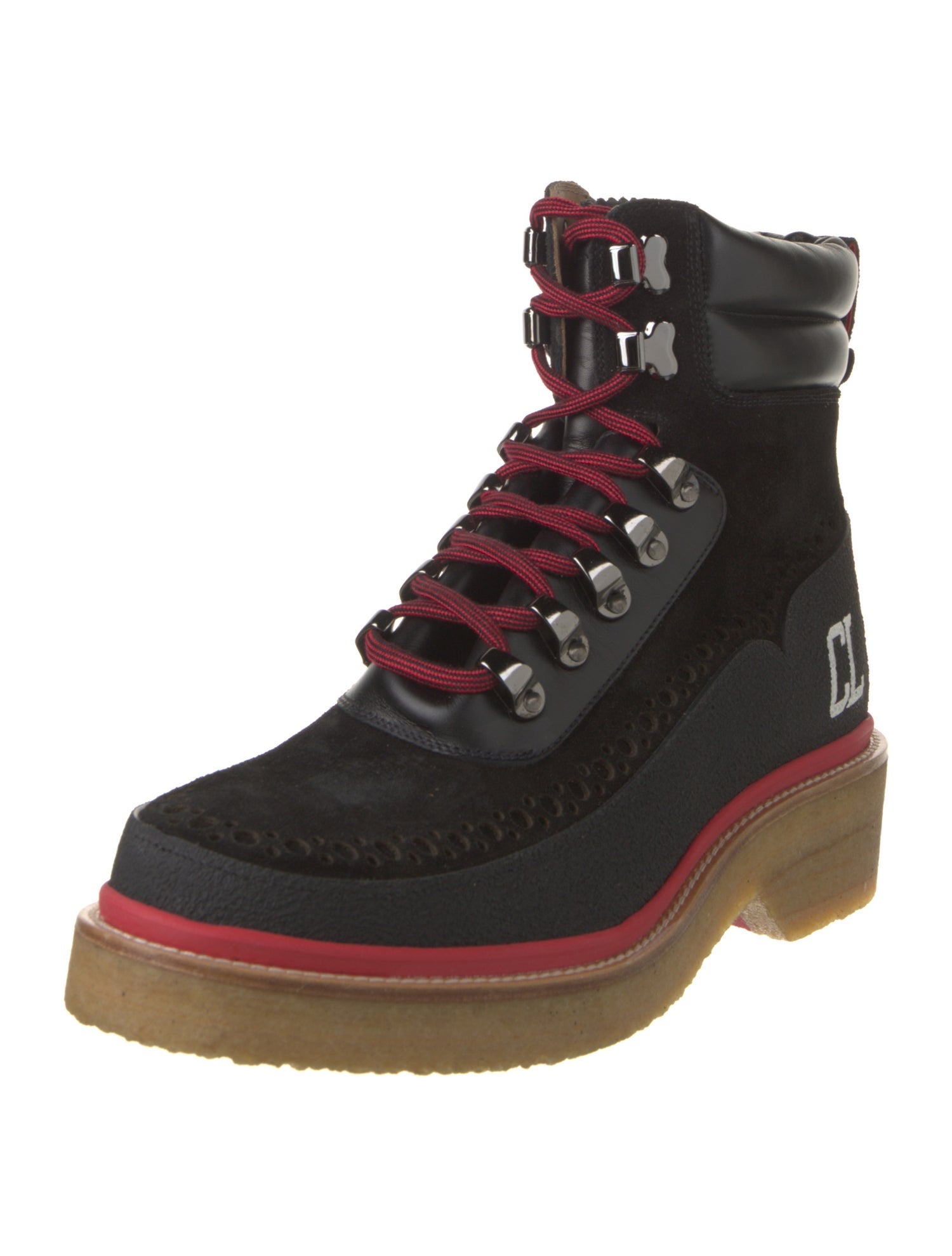 Christian Louboutin Suede Hiking Boots