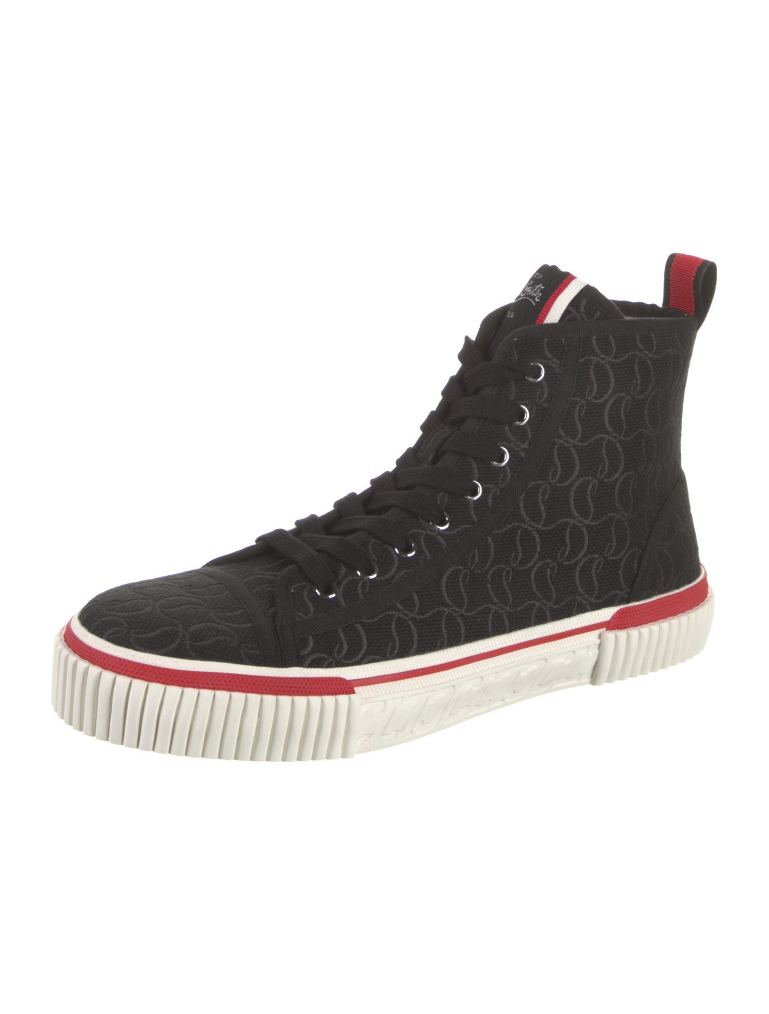 Christian Louboutin Canvas Printed Sneakers
