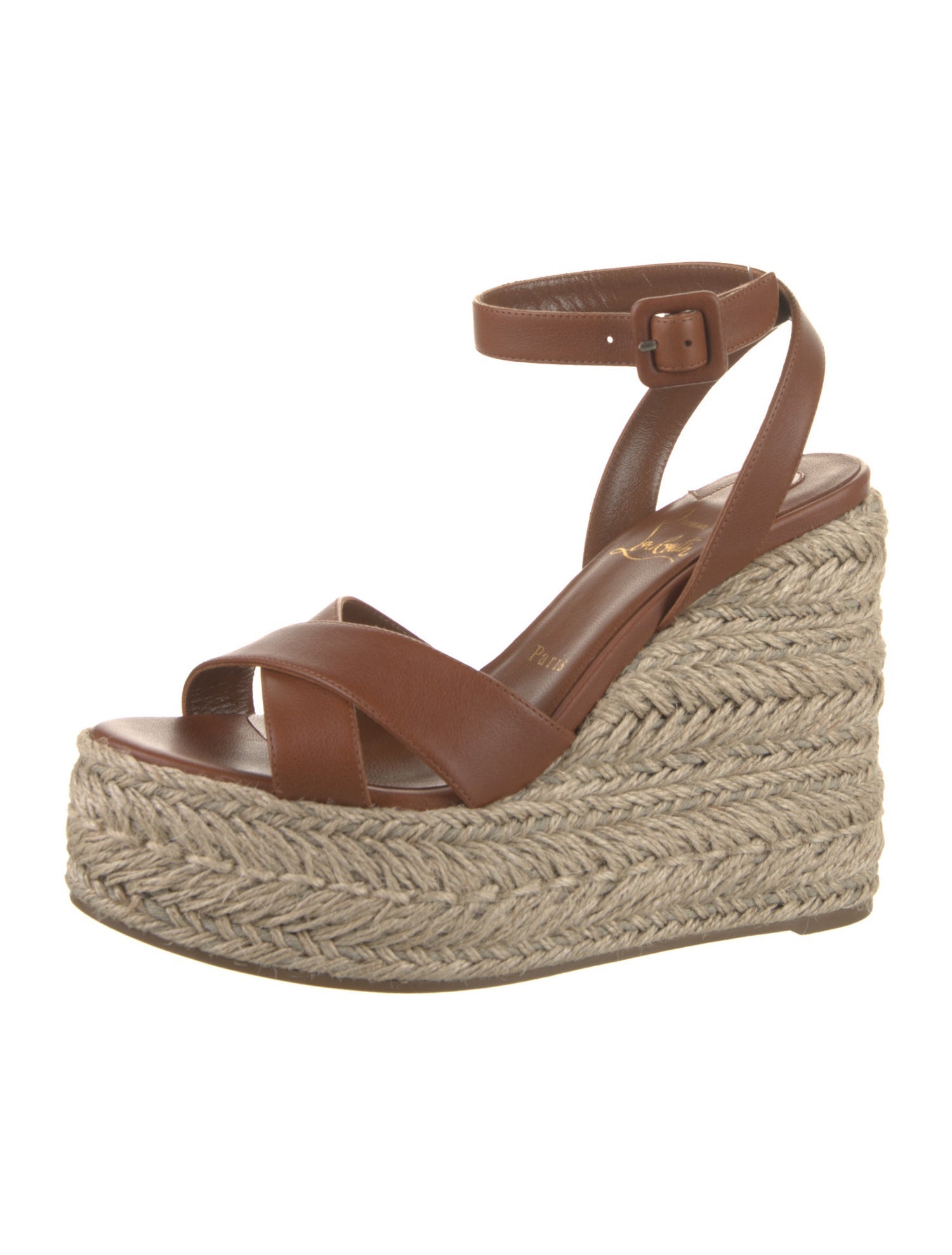 Christian Louboutin Leather Espadrilles