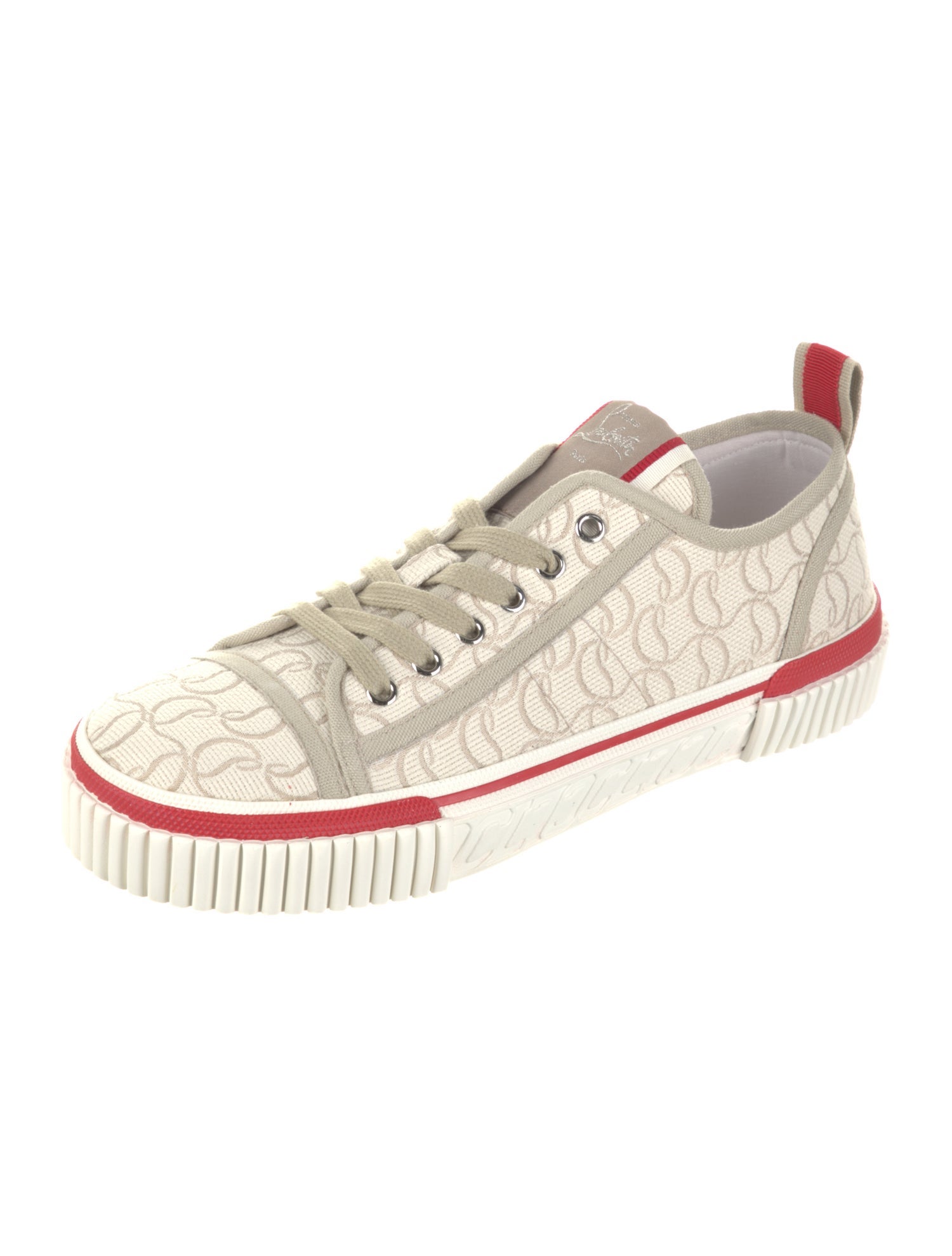 Christian Louboutin Jacquard Patterned Sneakers